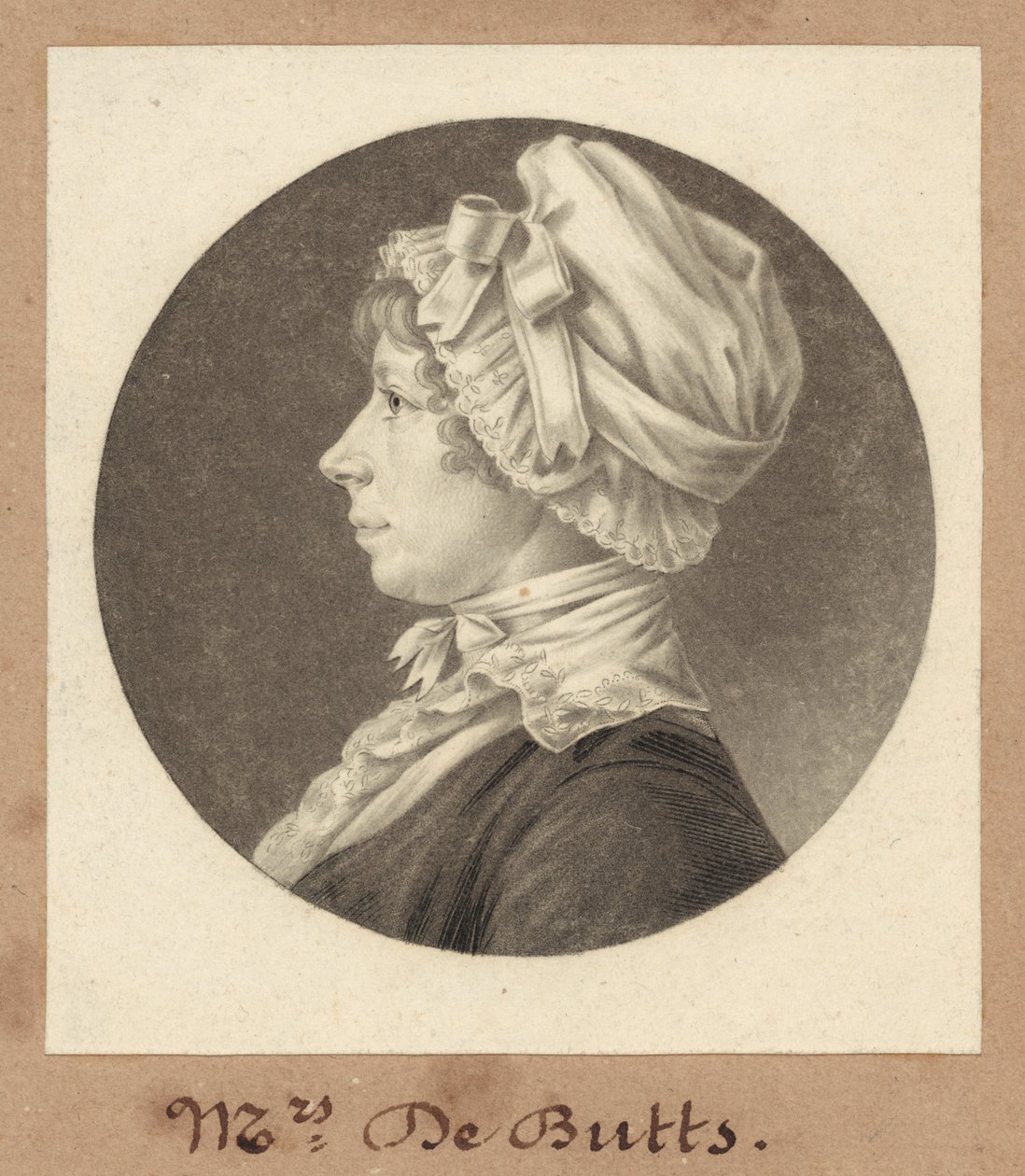 Marianne Welby DeButts af Charles B. J. Févret de Saint Mémin