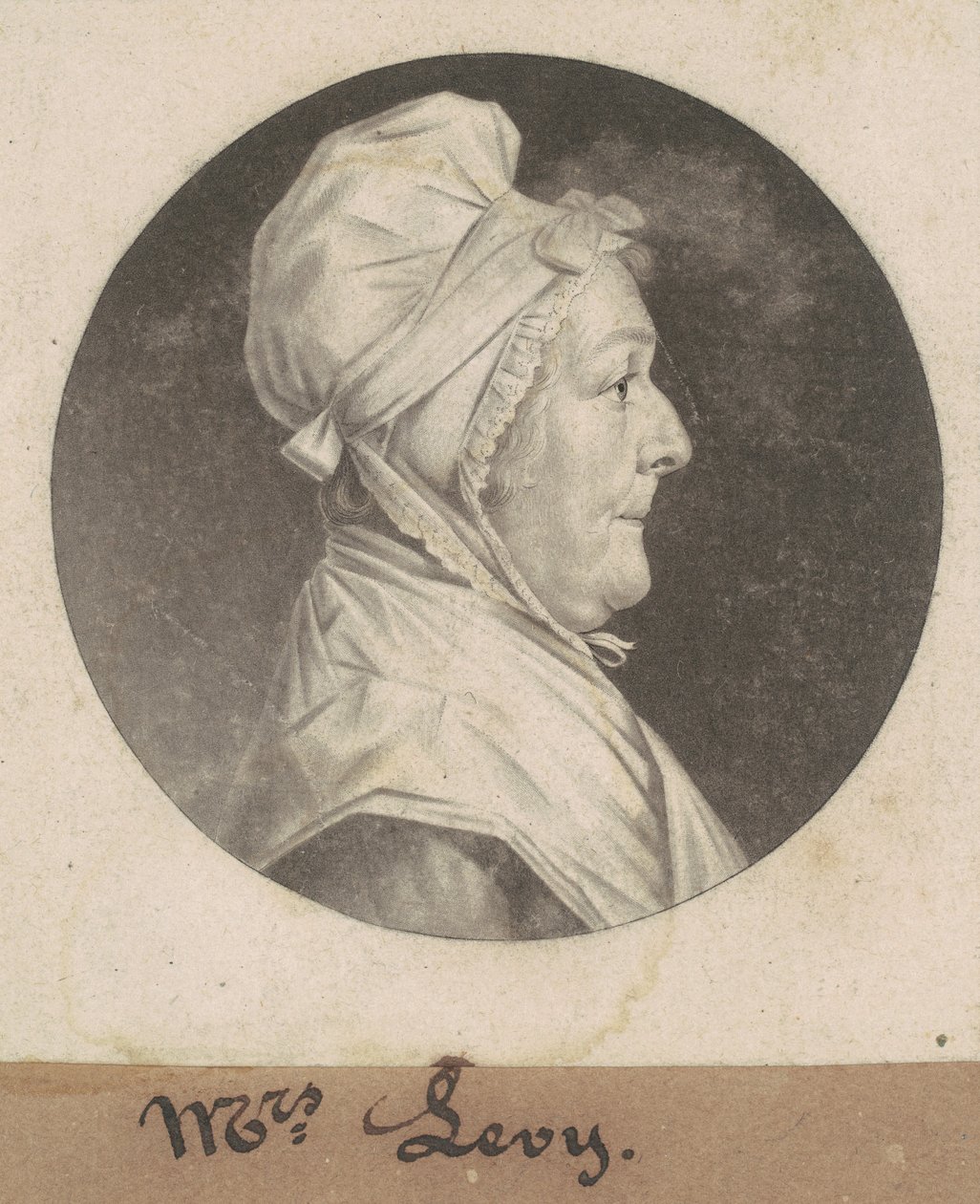 Martha Lampley Levy af Charles B. J. Févret de Saint Mémin