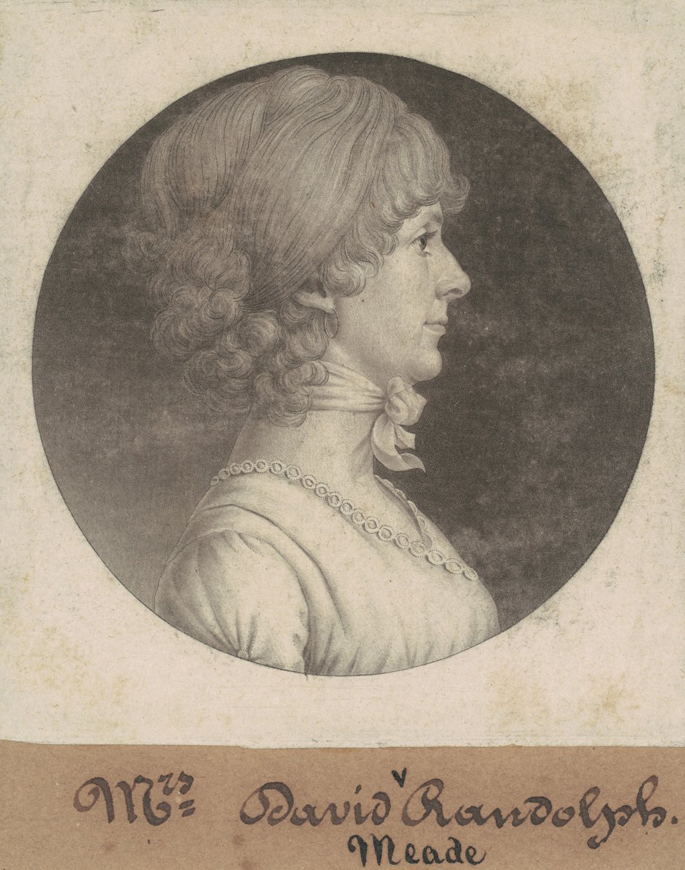 Mary Randolph Randolph af Charles B. J. Févret de Saint Mémin