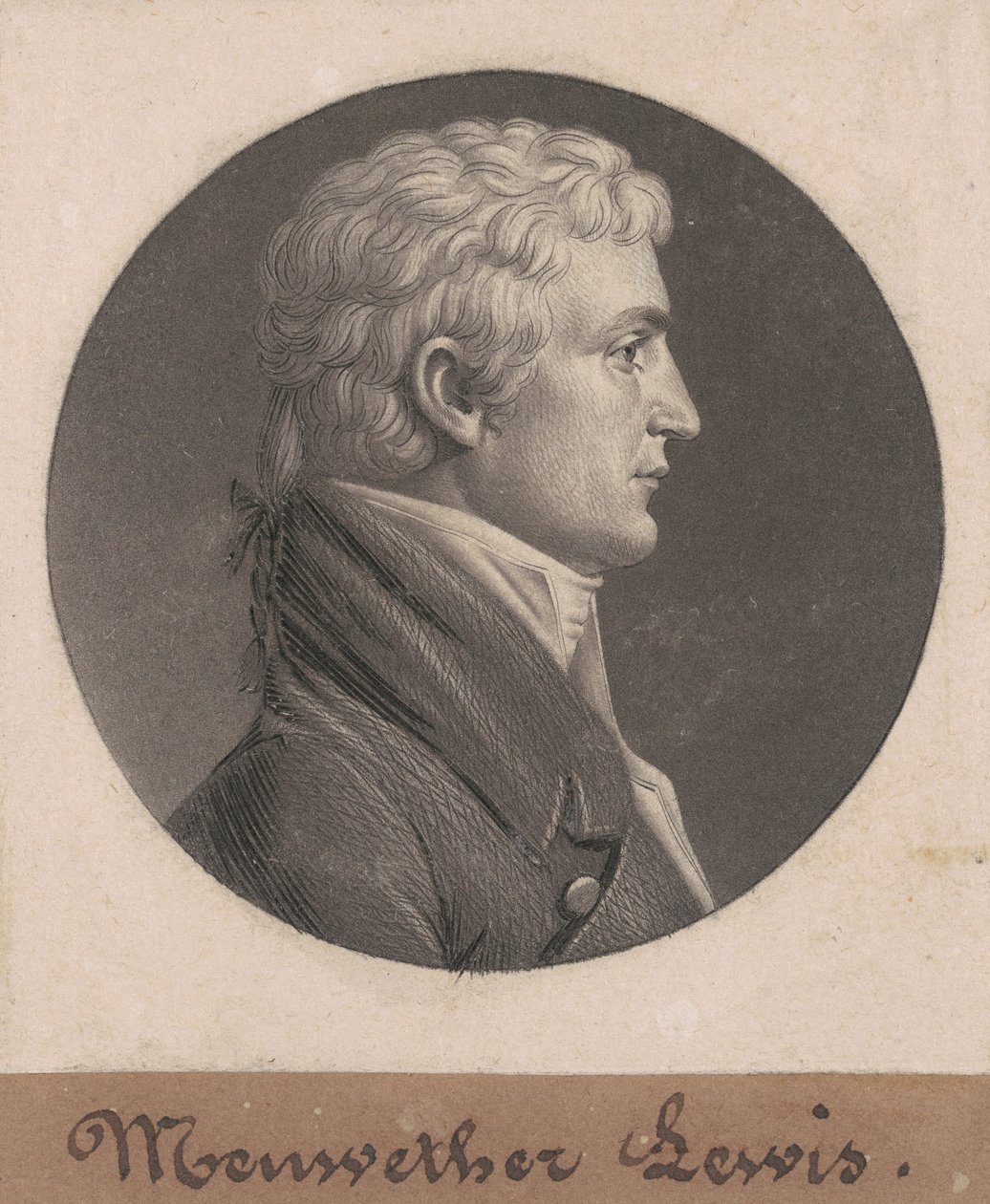 Meriwether Lewis af Charles B. J. Févret de Saint Mémin