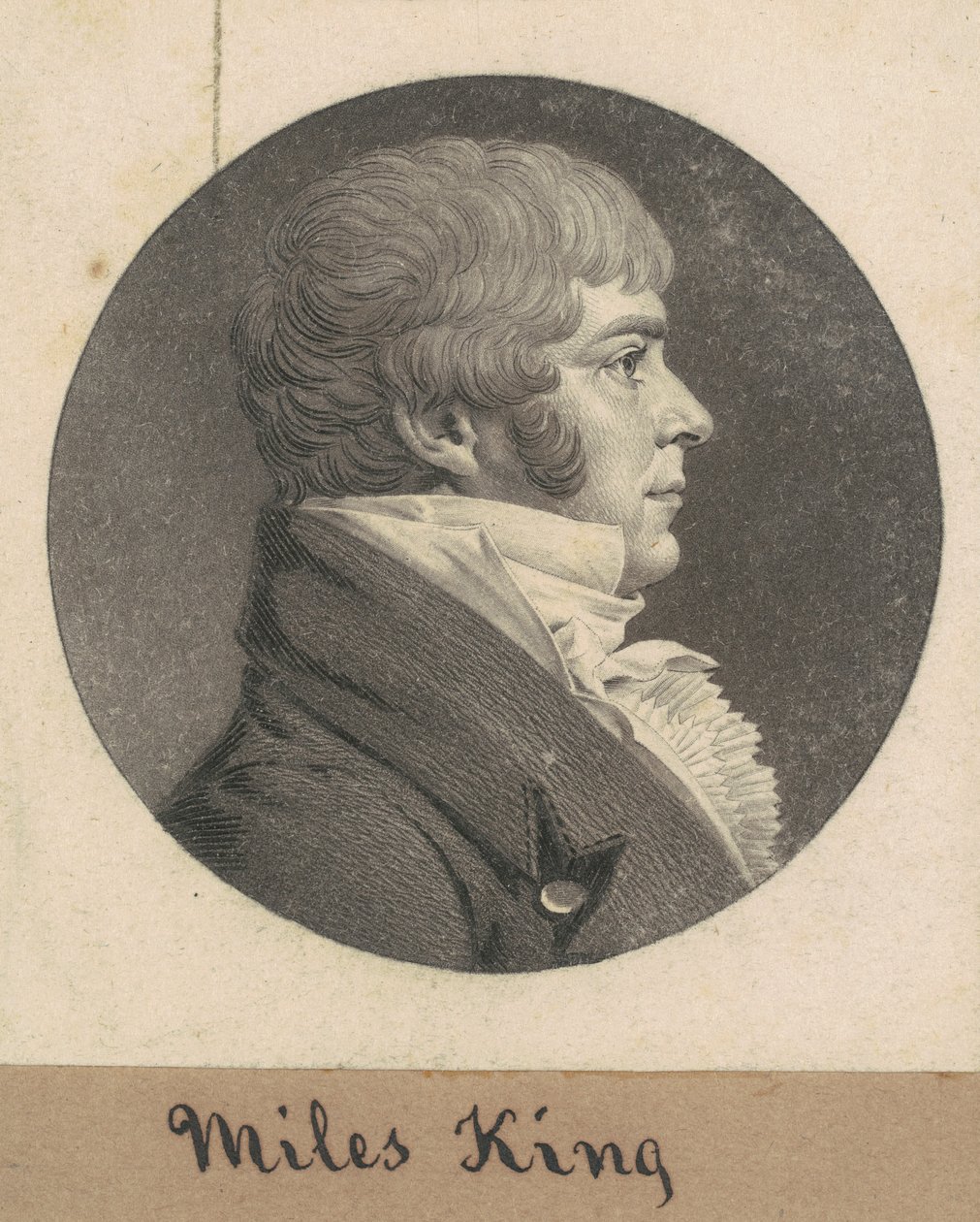 Miles King, Jr. af Charles B. J. Févret de Saint Mémin