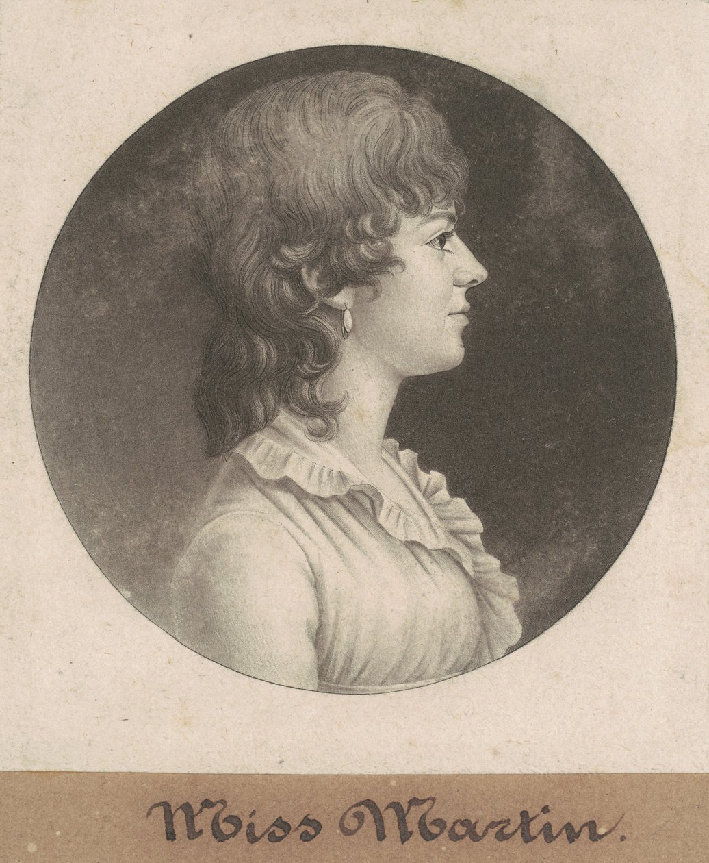 Frøken Martin af Charles B. J. Févret de Saint Mémin