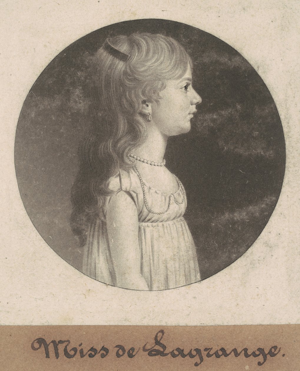 Frøken de la Grange af Charles B. J. Févret de Saint Mémin