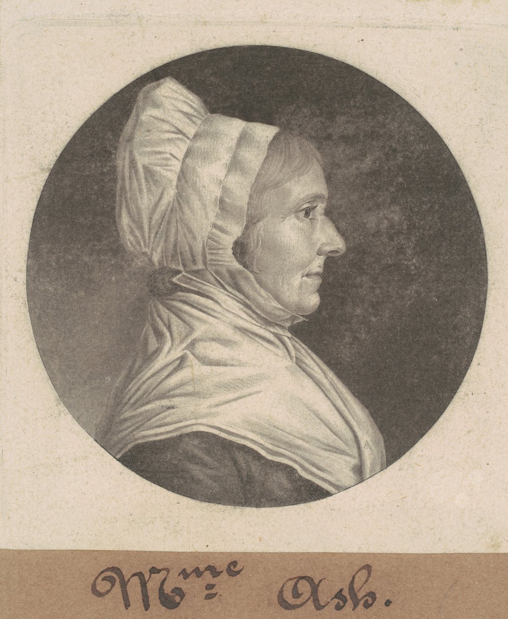 Fru Ash af Charles B. J. Févret de Saint Mémin