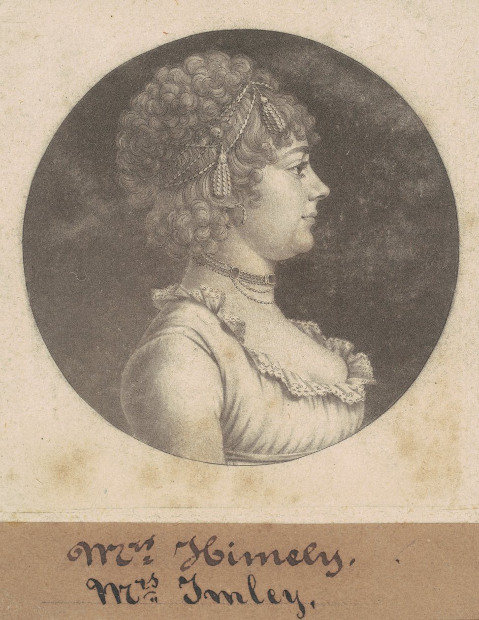Mrs. James Henderson Imlay af Charles B. J. Févret de Saint Mémin