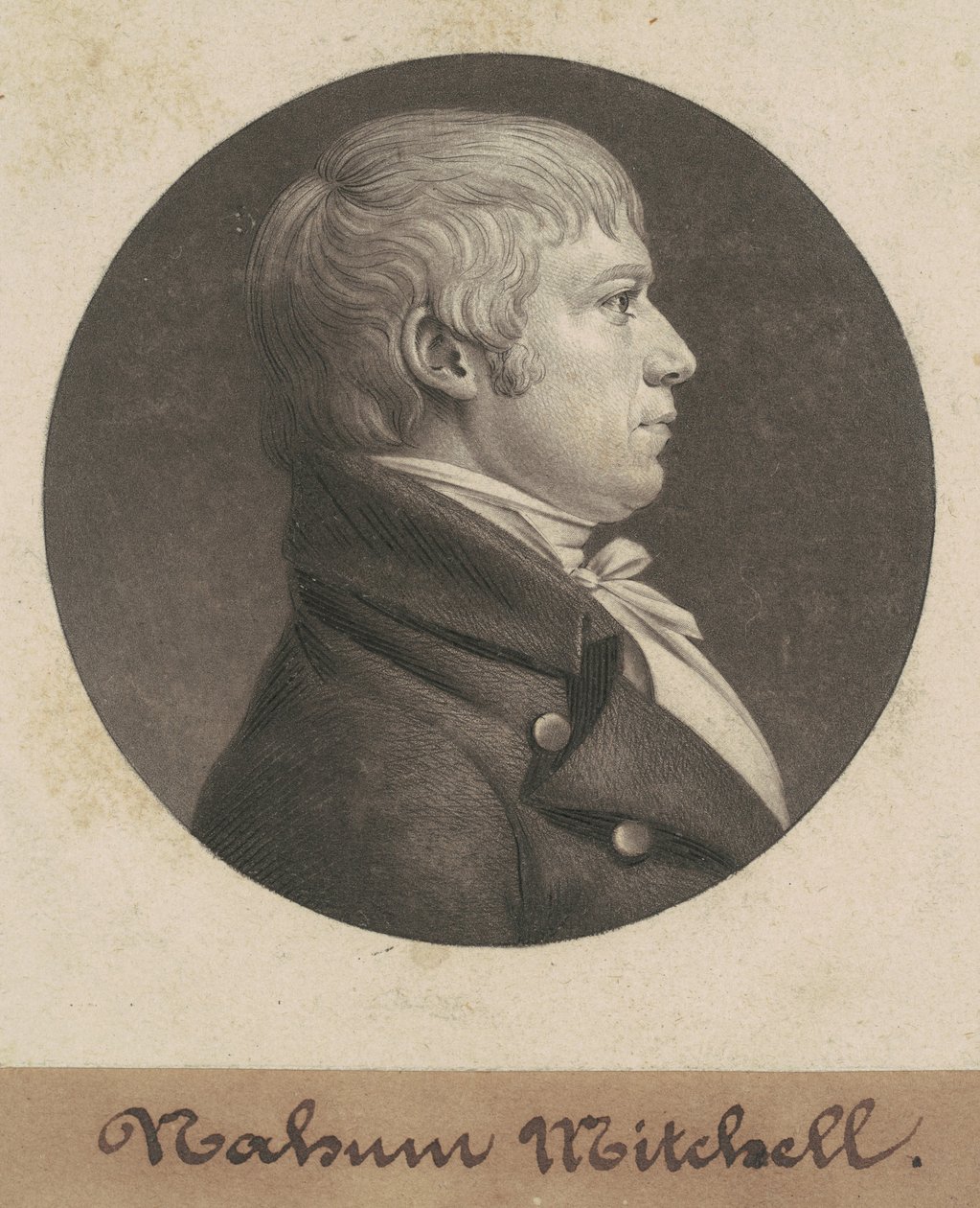 Nahum Mitchell af Charles B. J. Févret de Saint Mémin