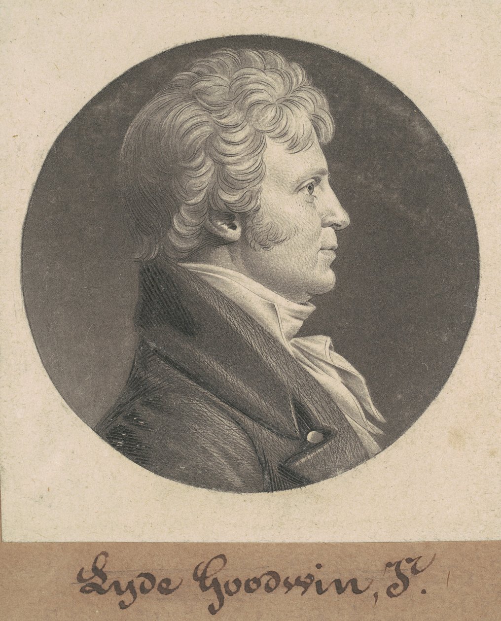Nicholas Brice af Charles B. J. Févret de Saint Mémin