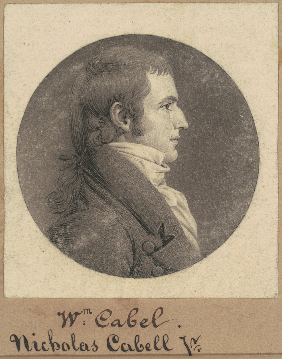 Nicholas Cabell, Jr. af Charles B. J. Févret de Saint Mémin