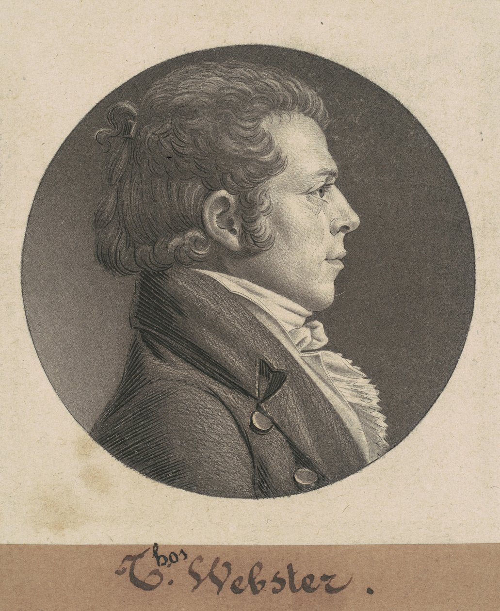 Nimrod Owings af Charles B. J. Févret de Saint Mémin