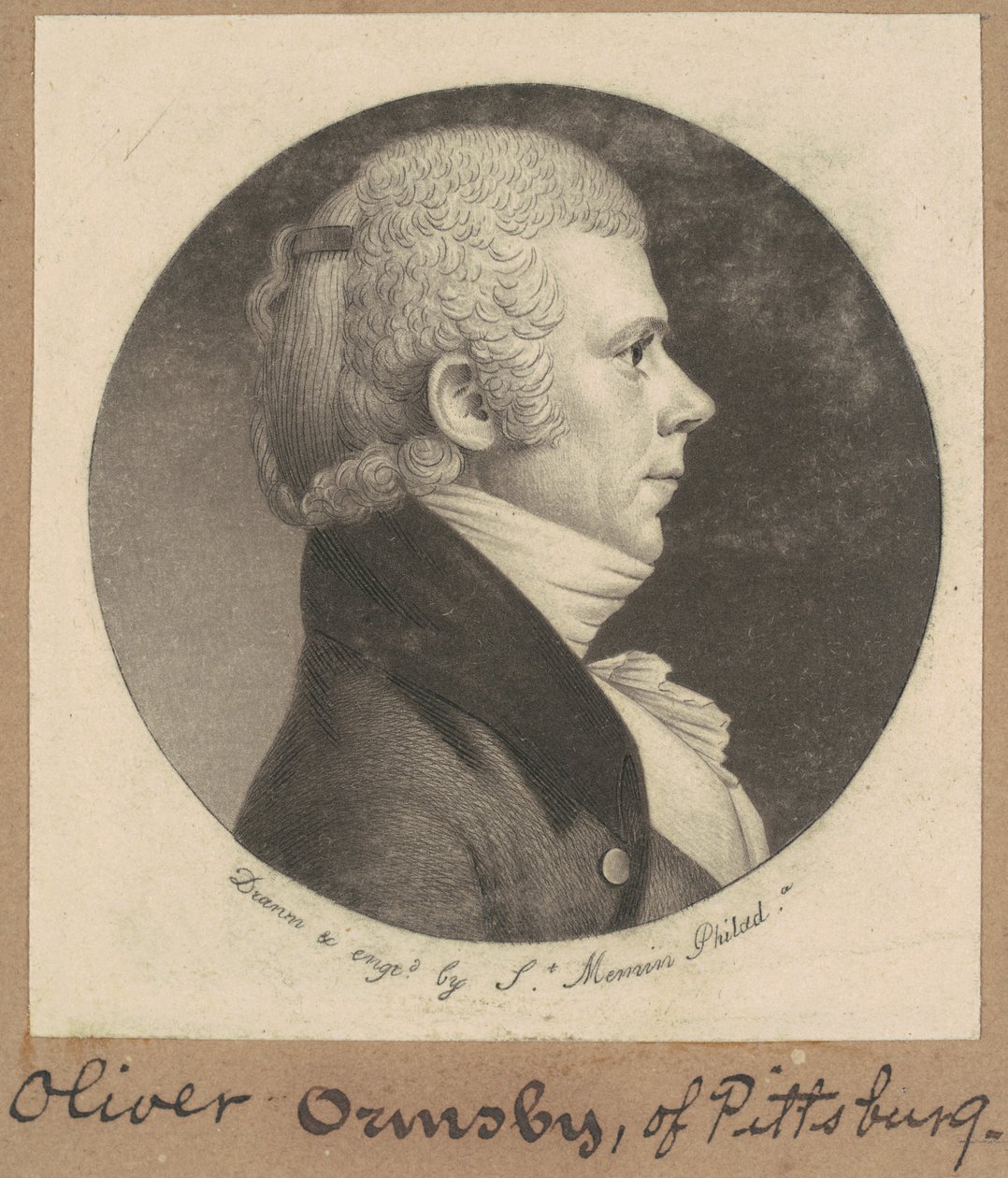 Oliver Ormsby af Charles B. J. Févret de Saint Mémin