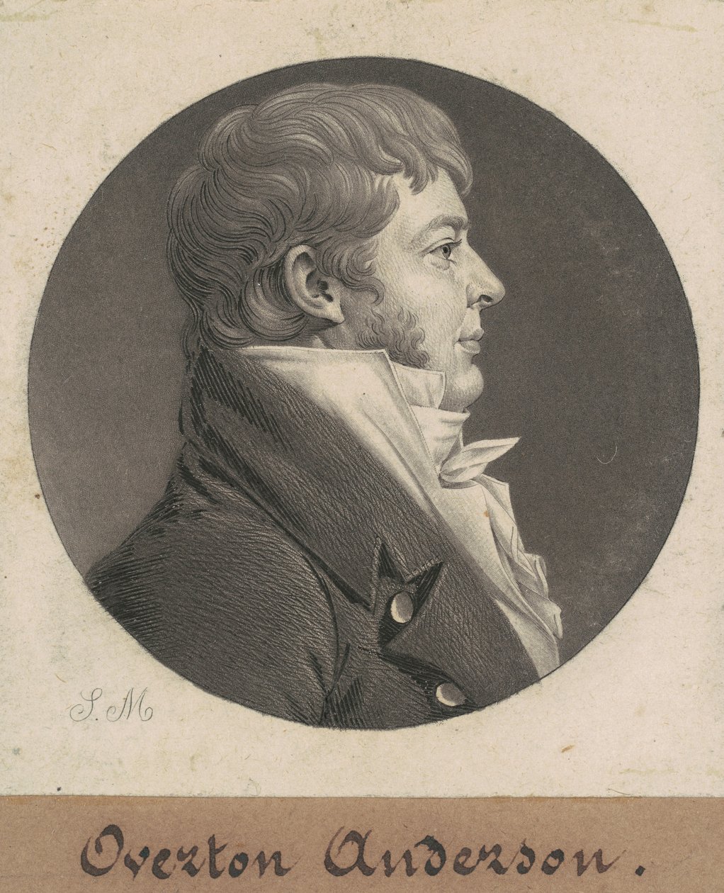 Overton Anderson af Charles B. J. Févret de Saint Mémin