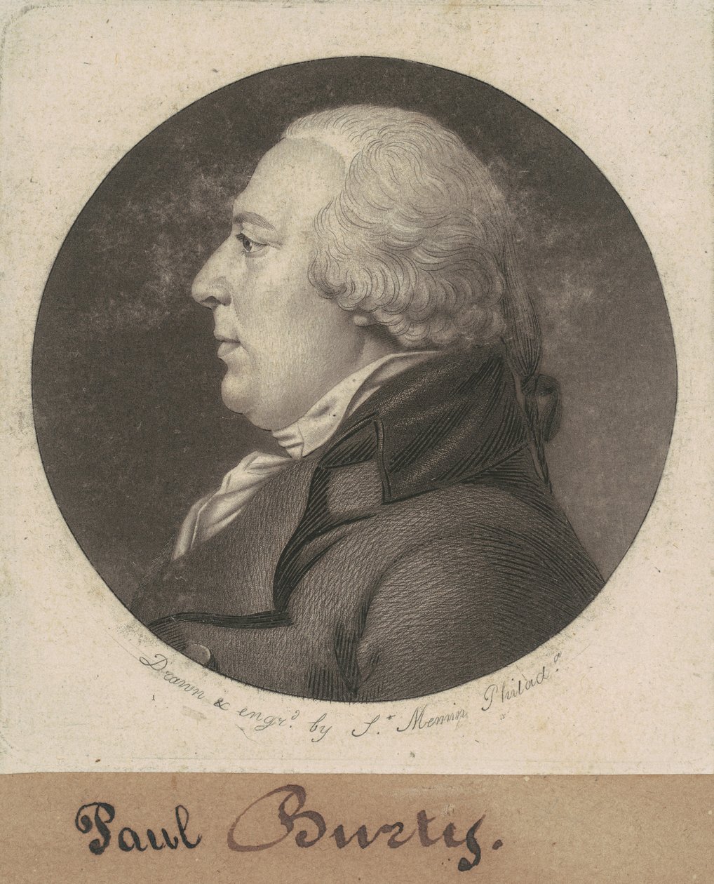 Paul Busti af Charles B. J. Févret de Saint Mémin