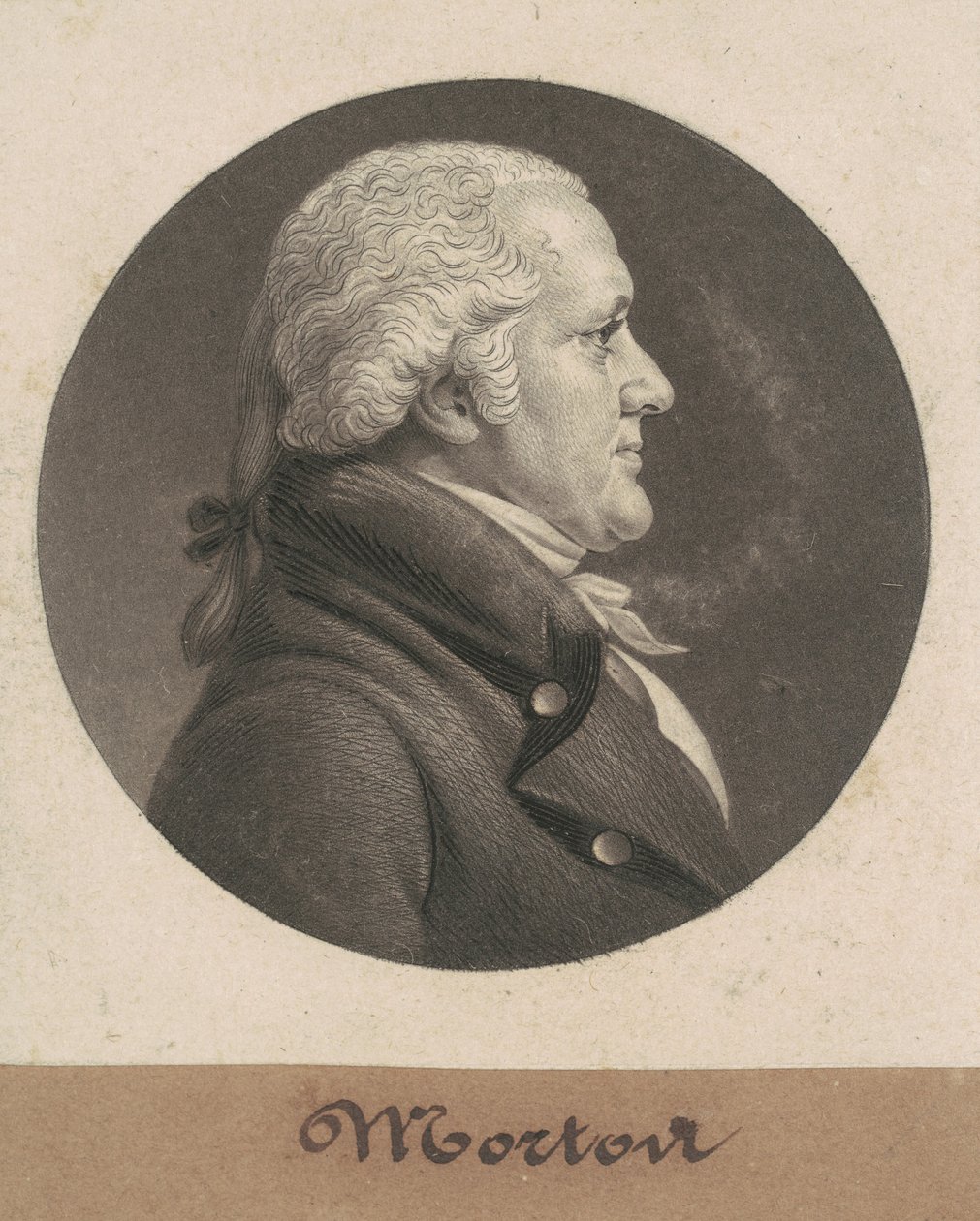 Perez Morton af Charles B. J. Févret de Saint Mémin
