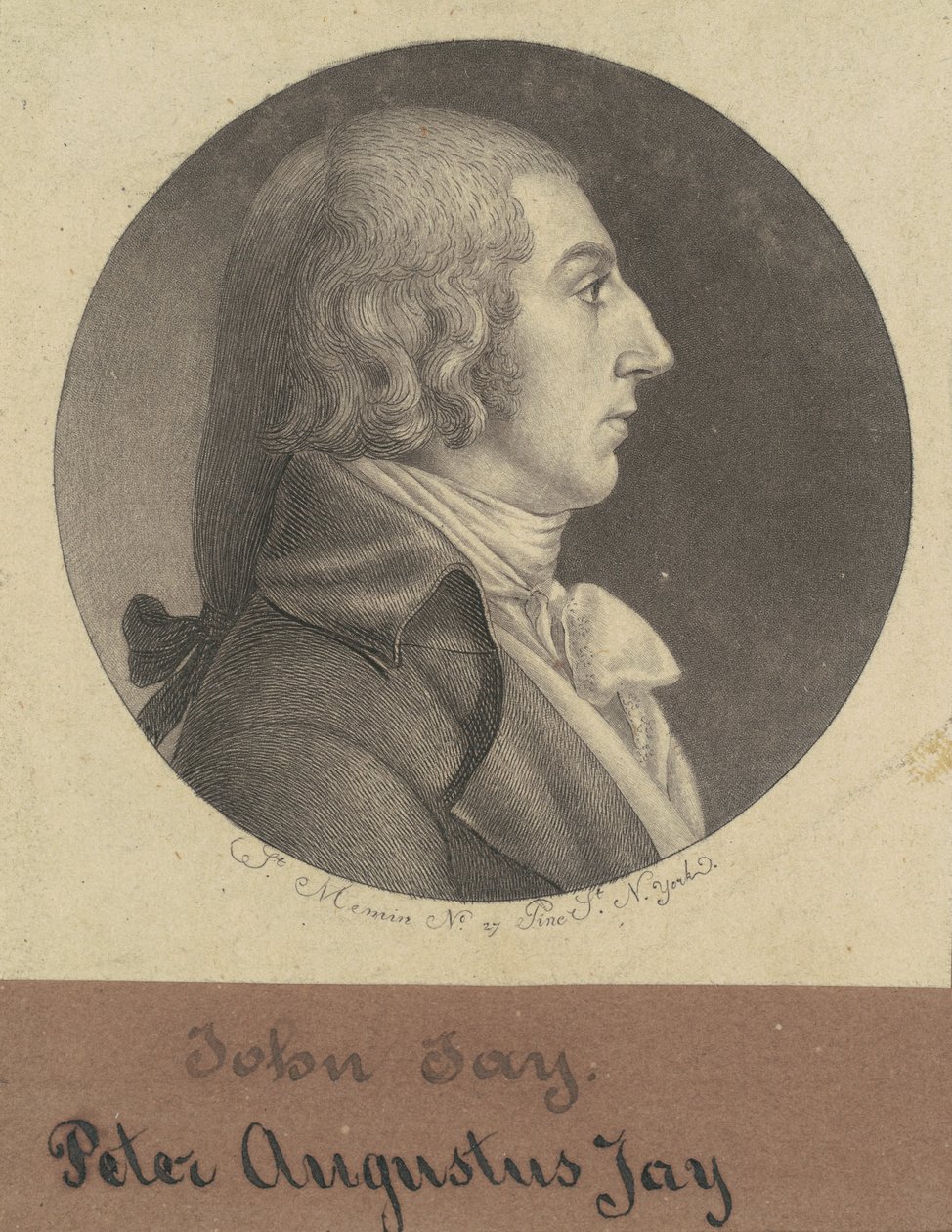 Peter Augustus Jay af Charles B. J. Févret de Saint Mémin