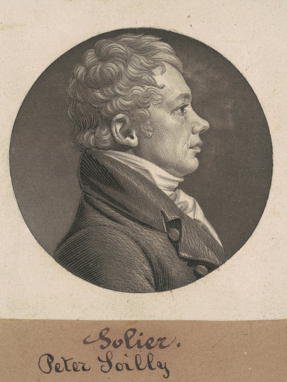 Peter Sailly af Charles B. J. Févret de Saint Mémin
