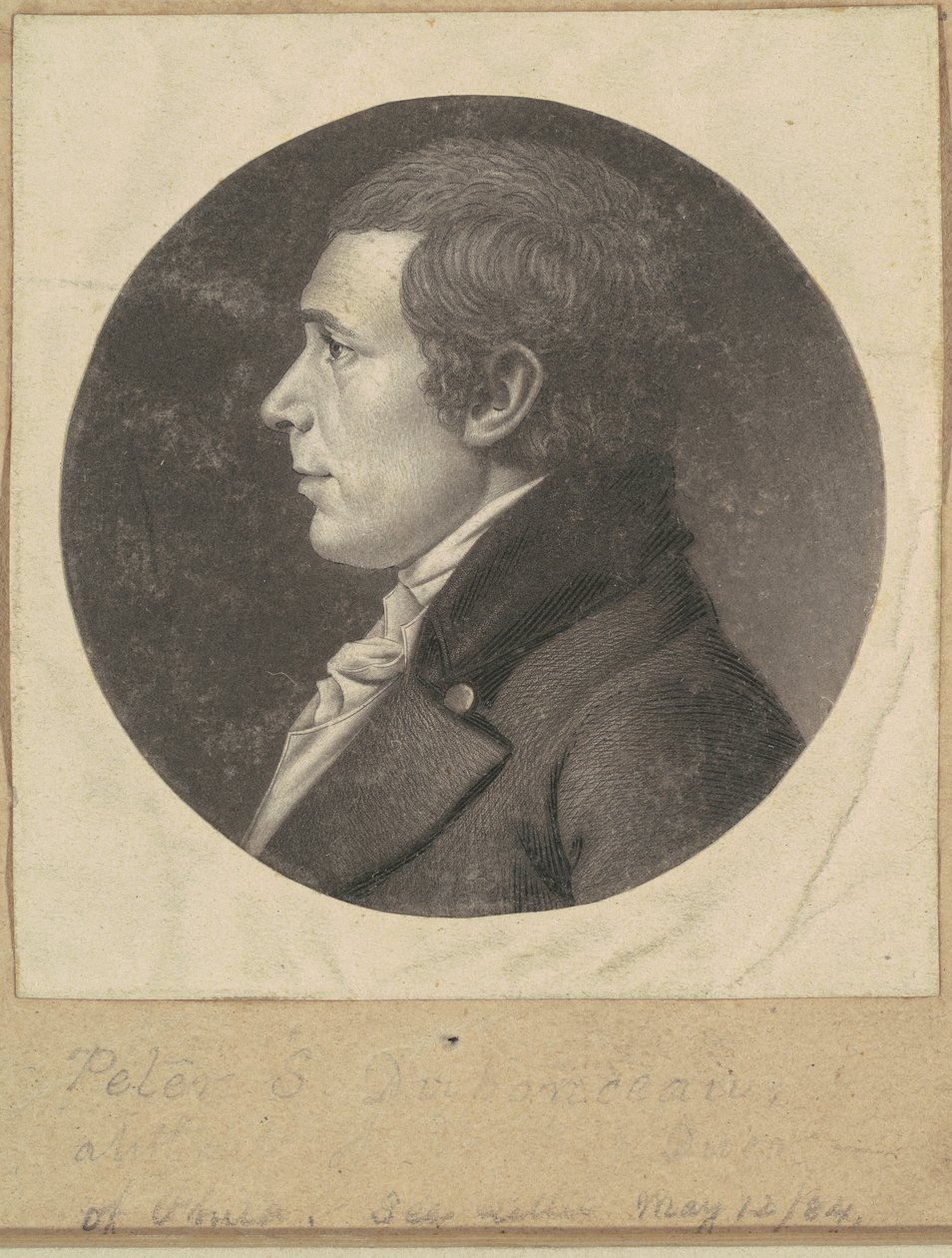 Peter Stephen DuPonceau af Charles B. J. Févret de Saint Mémin