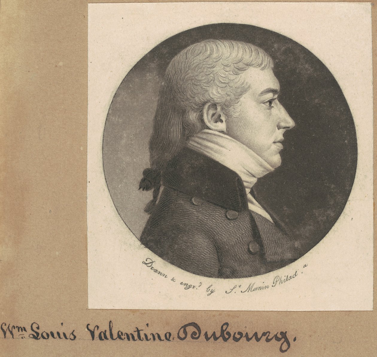 Pierre Francois DuBourg af Charles B. J. Févret de Saint Mémin
