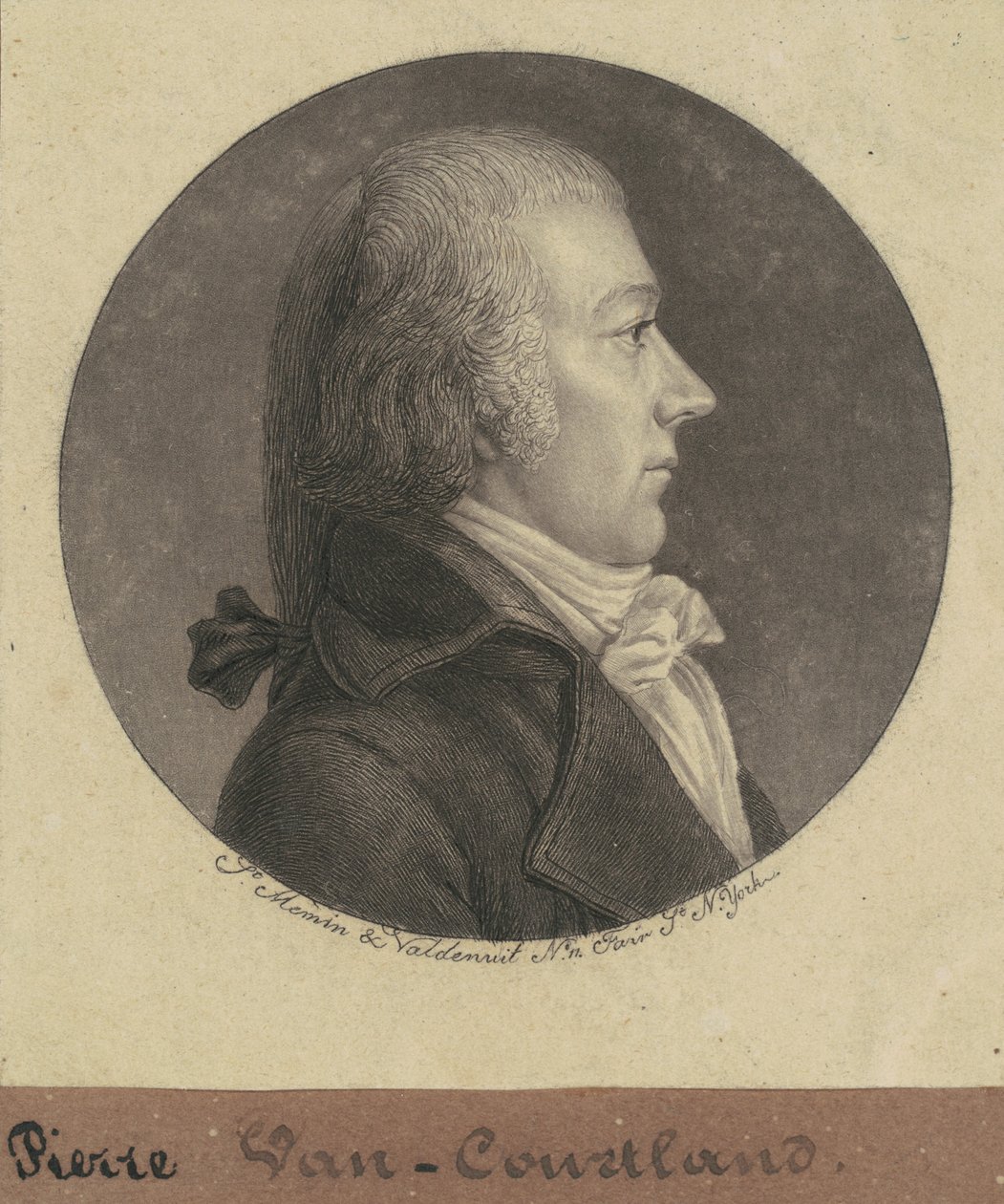 Pierre VanCortlandt, Jr. af Charles B. J. Févret de Saint Mémin