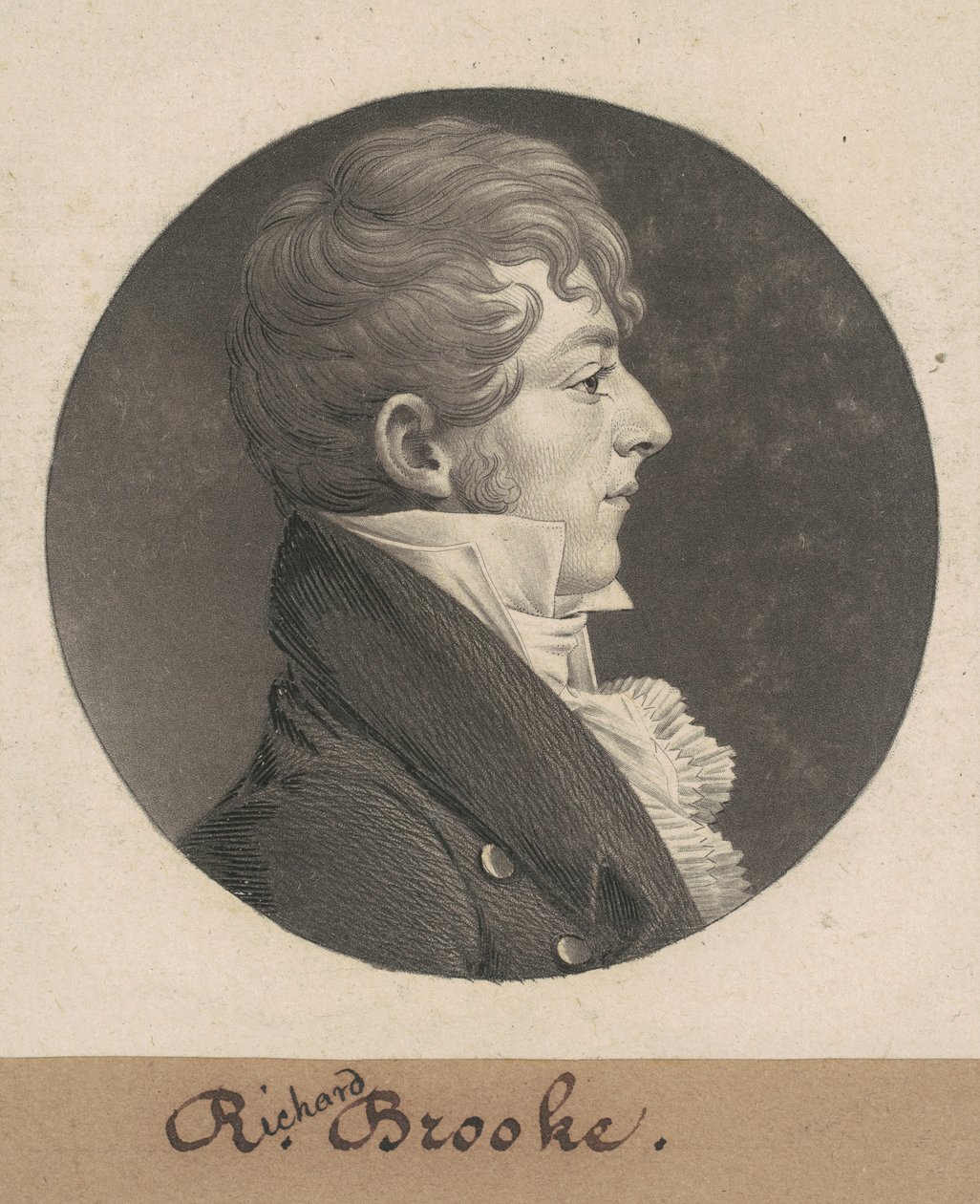 Richard Brooke af Charles B. J. Févret de Saint Mémin