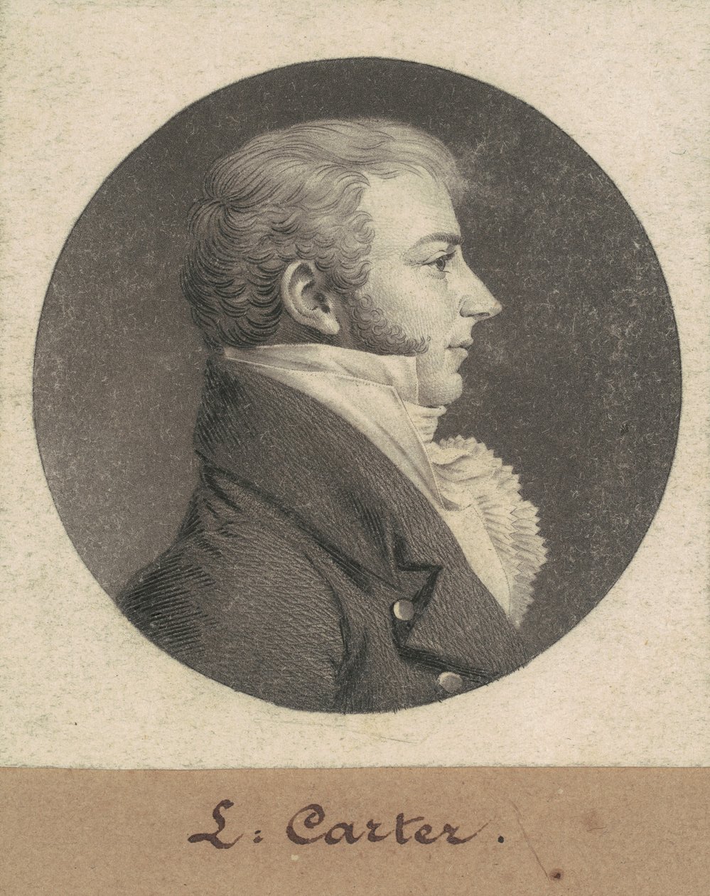 Robert Baylor Carter af Charles B. J. Févret de Saint Mémin