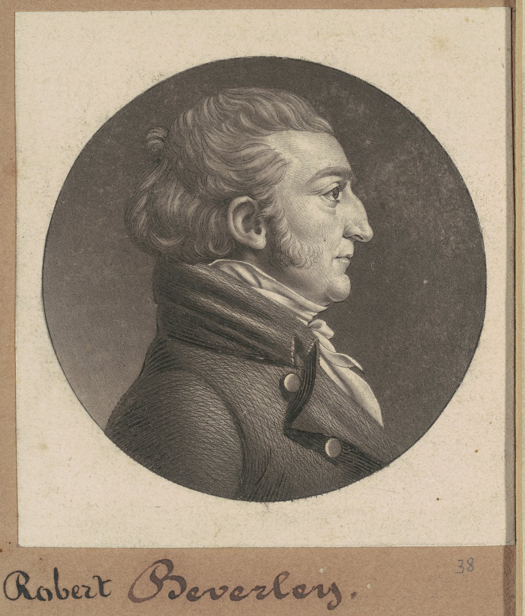 Robert Beverley IV af Charles B. J. Févret de Saint Mémin