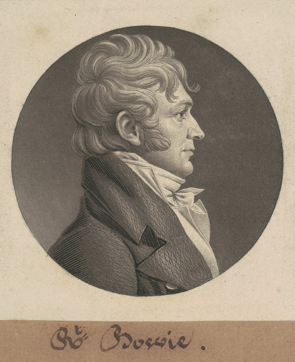 Robert Bowie af Charles B. J. Févret de Saint Mémin