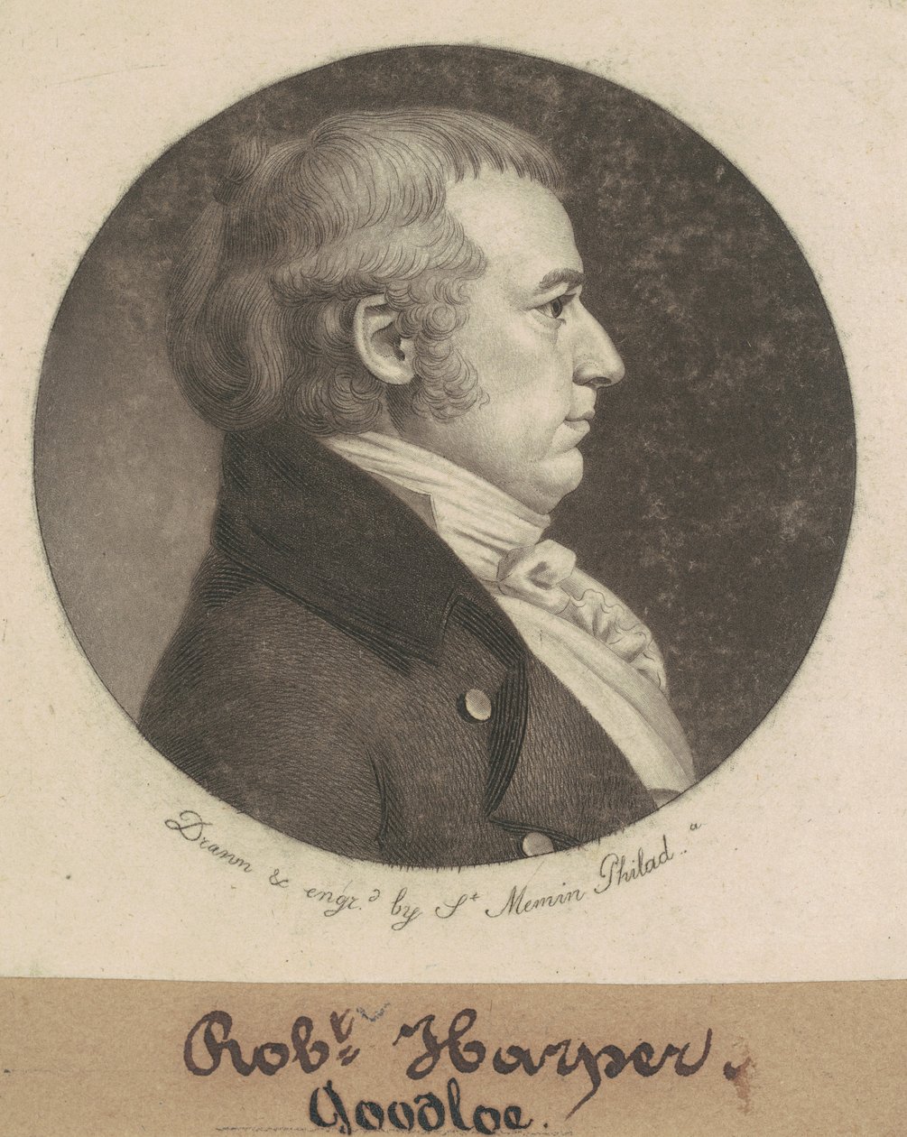 Robert Goodloe Harper af Charles B. J. Févret de Saint Mémin