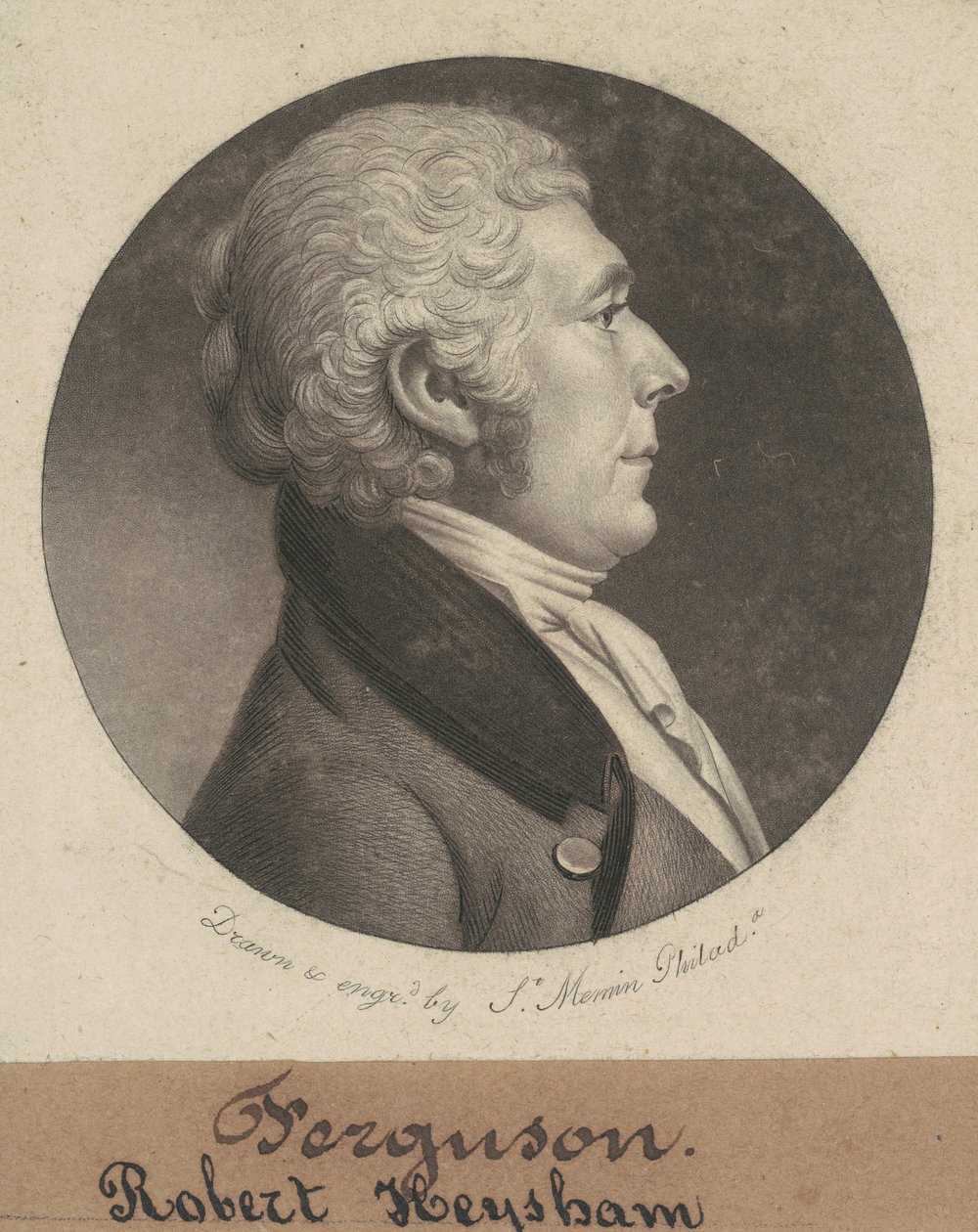 Robert Heysham af Charles B. J. Févret de Saint Mémin
