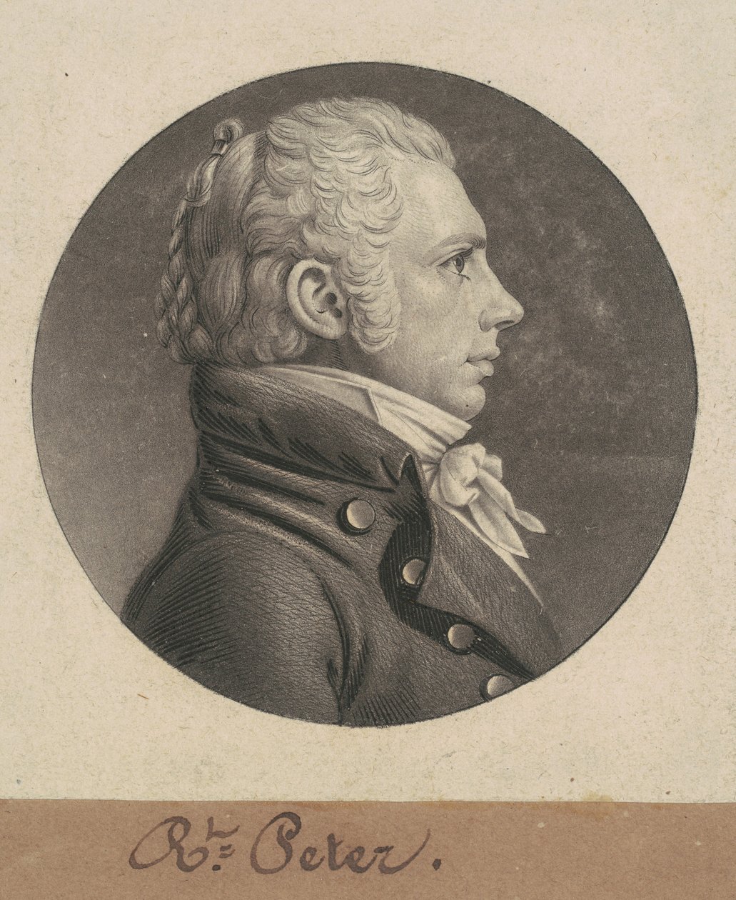 Robert Peter, Jr. af Charles B. J. Févret de Saint Mémin