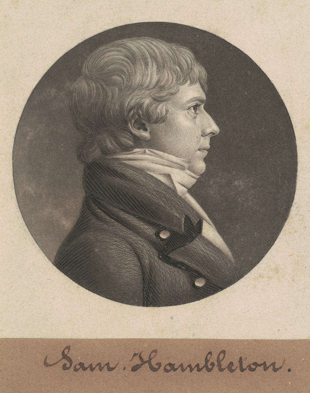 Samuel Hambleton af Charles B. J. Févret de Saint Mémin