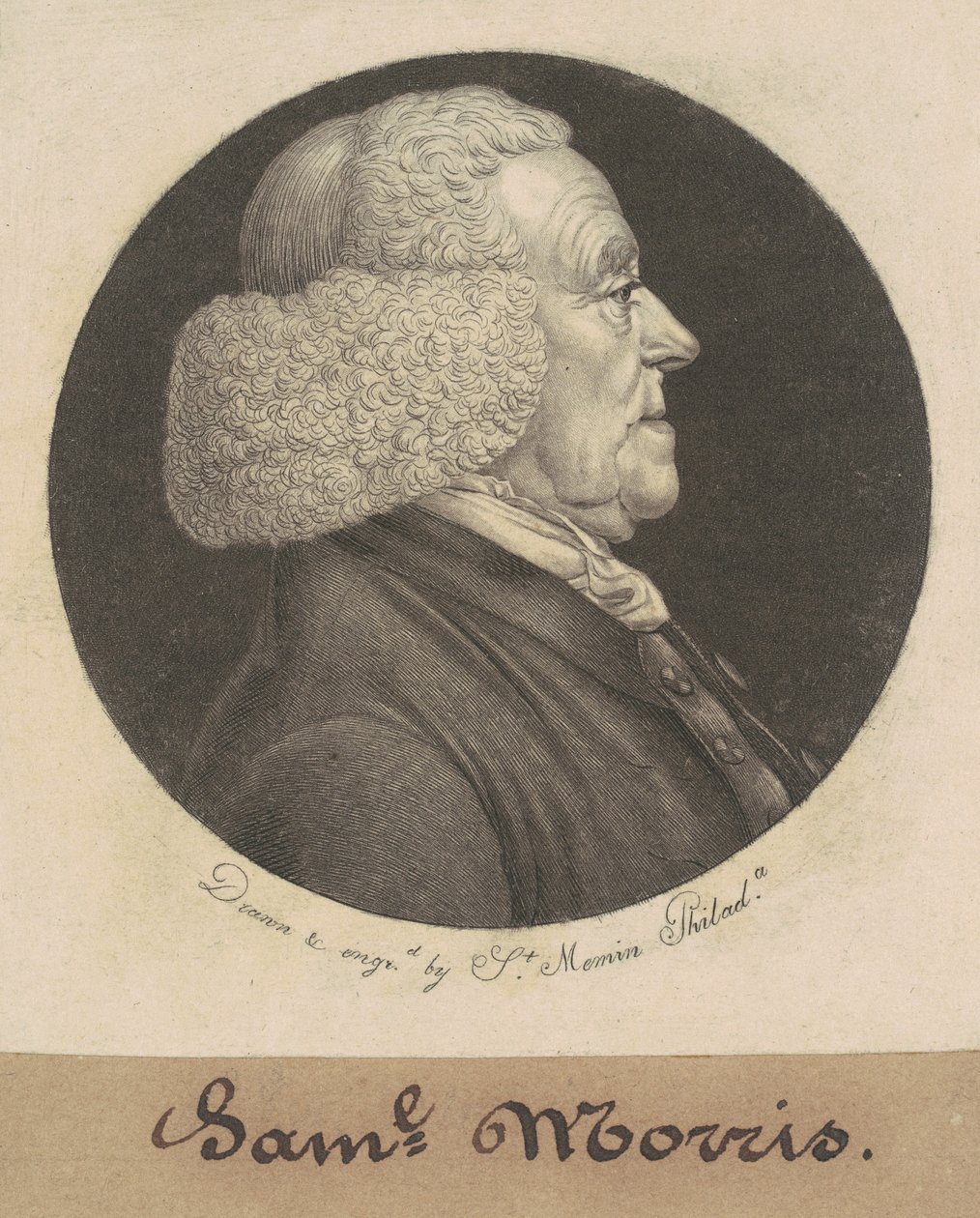 Samuel Morris af Charles B. J. Févret de Saint Mémin