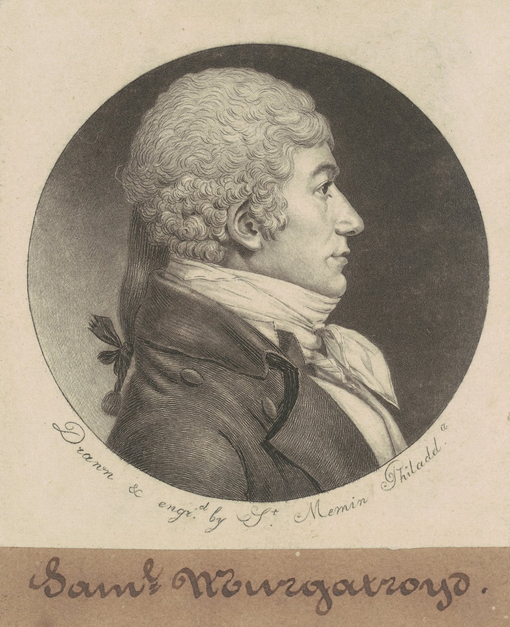Samuel Murgatroyd af Charles B. J. Févret de Saint Mémin