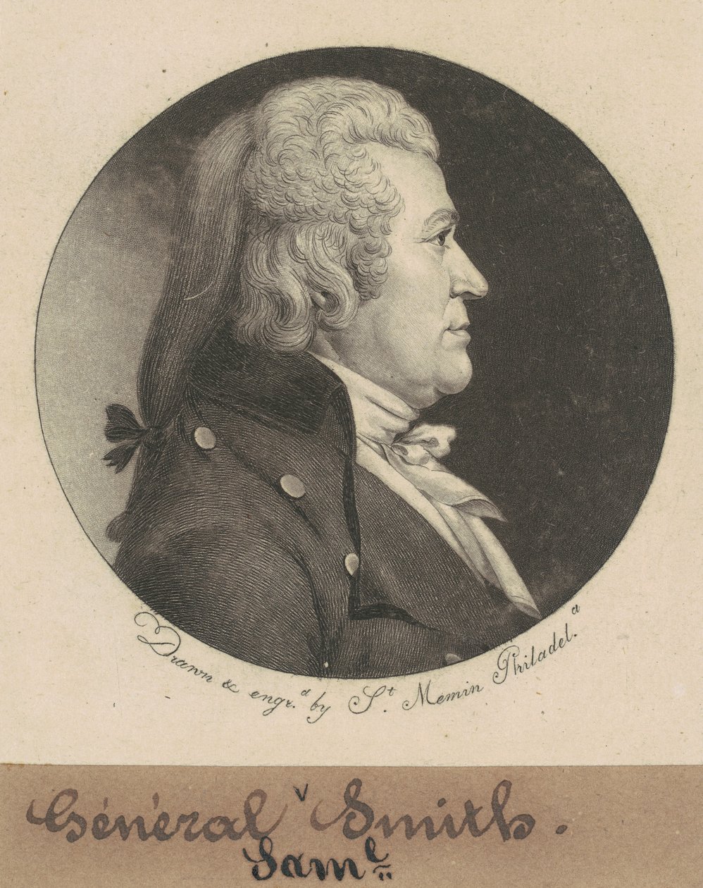 Samuel Smith af Charles B. J. Févret de Saint Mémin
