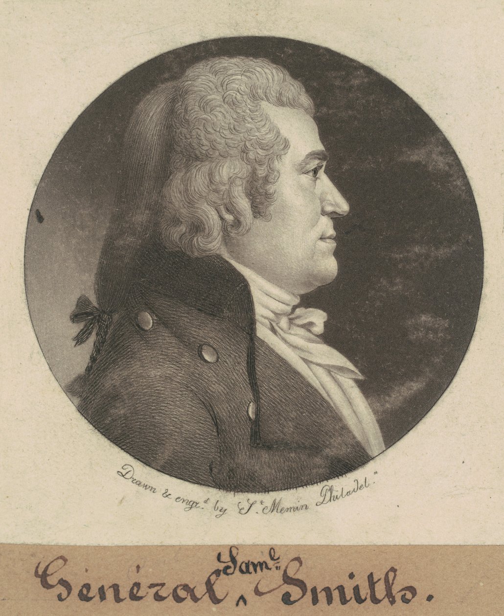 Samuel Smith af Charles B. J. Févret de Saint Mémin