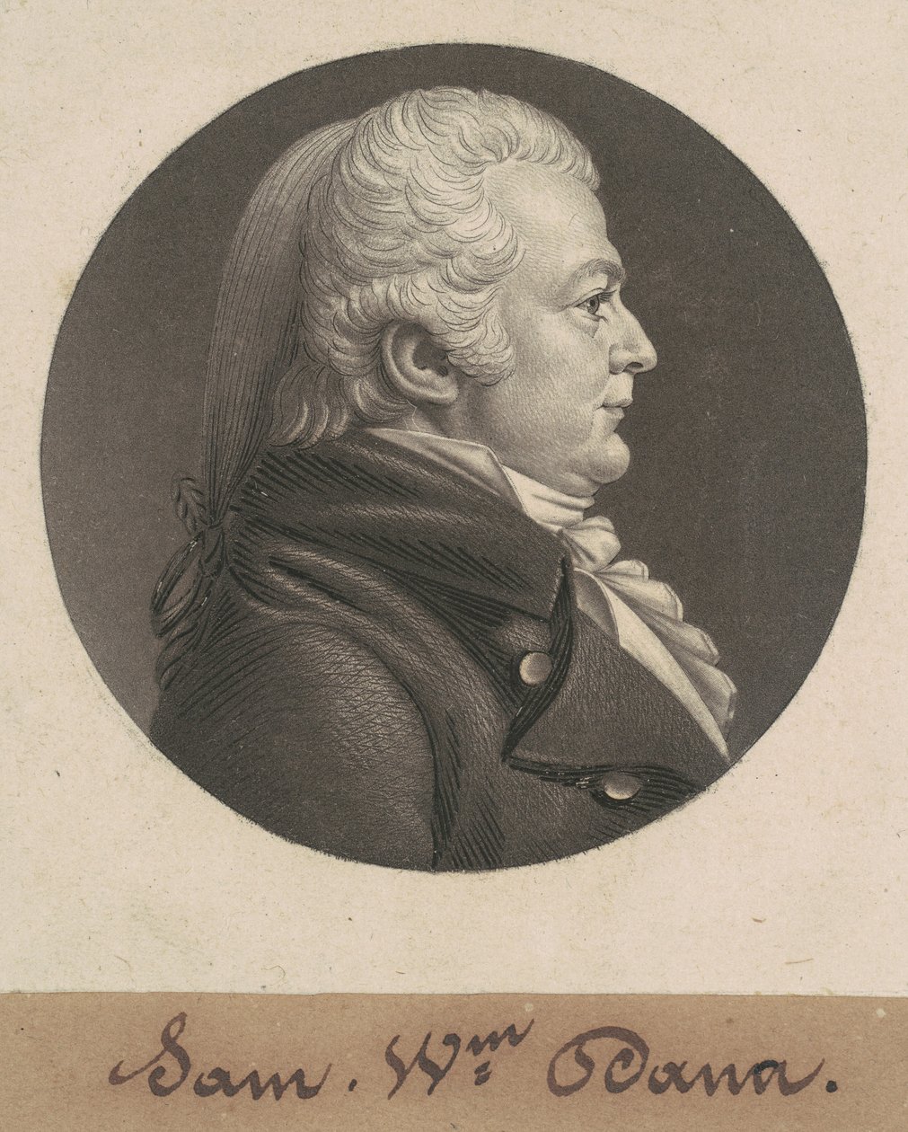 Samuel Whittelsey Dana af Charles B. J. Févret de Saint Mémin