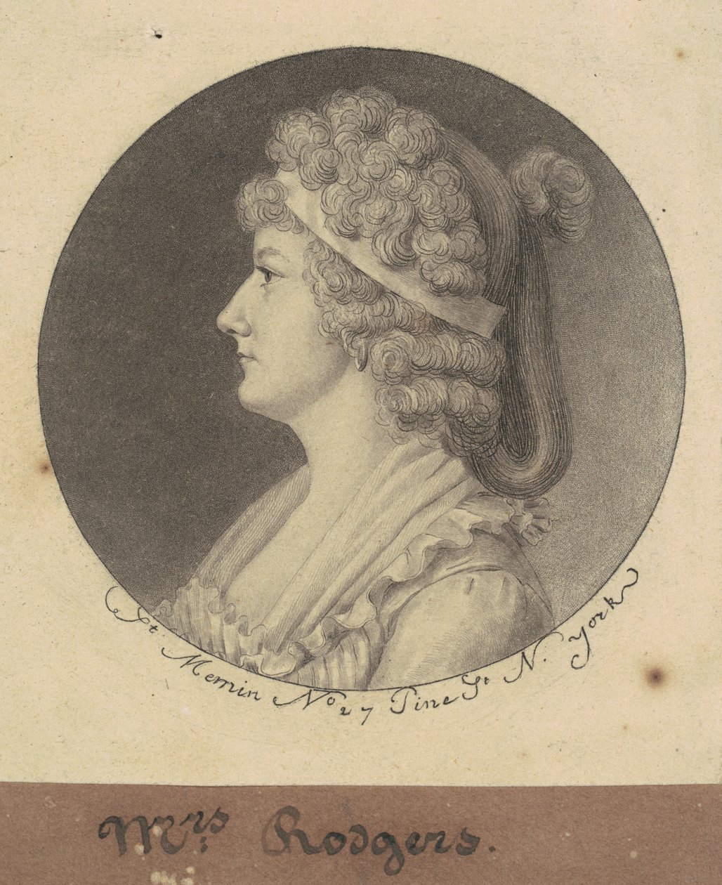 Sarah Elizabeth Rogers af Charles B. J. Févret de Saint Mémin