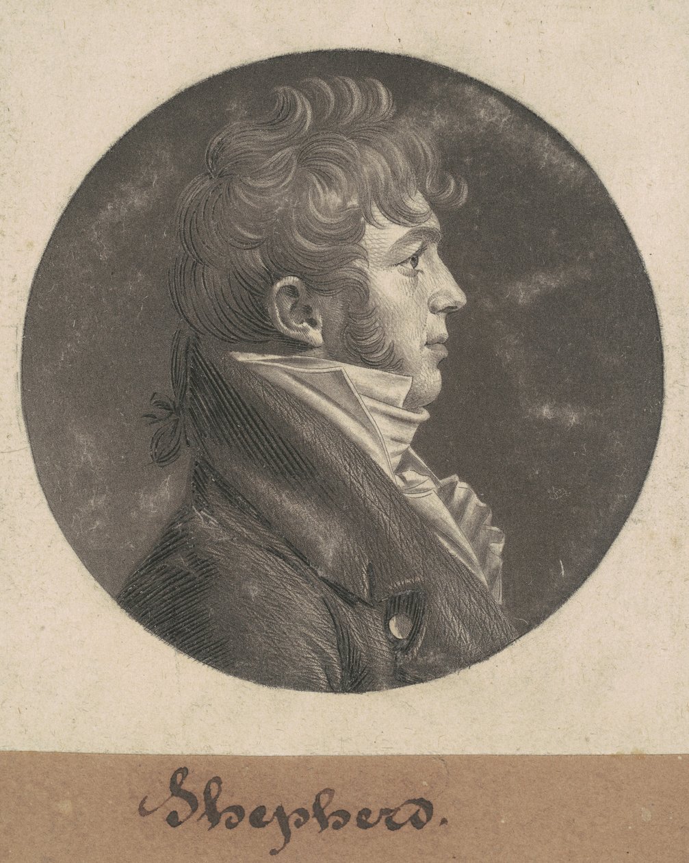 Fårehyrde af Charles B. J. Févret de Saint Mémin