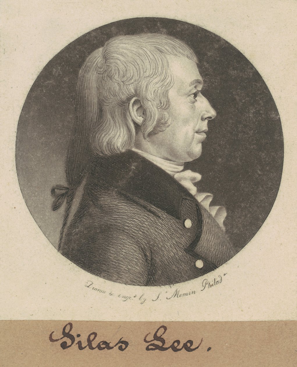 Silas Lee af Charles B. J. Févret de Saint Mémin