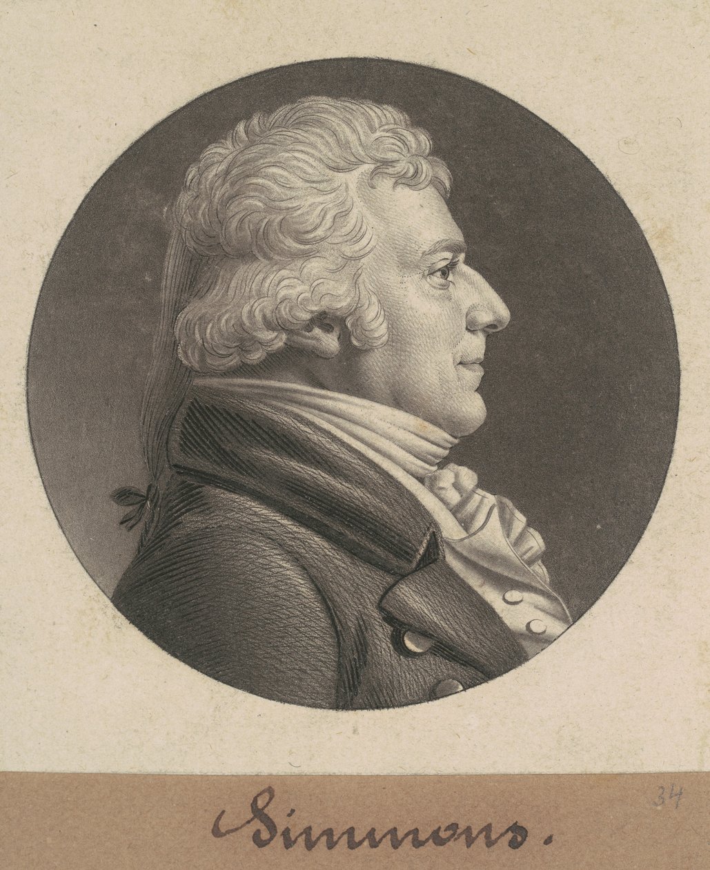 Simmons af Charles B. J. Févret de Saint Mémin
