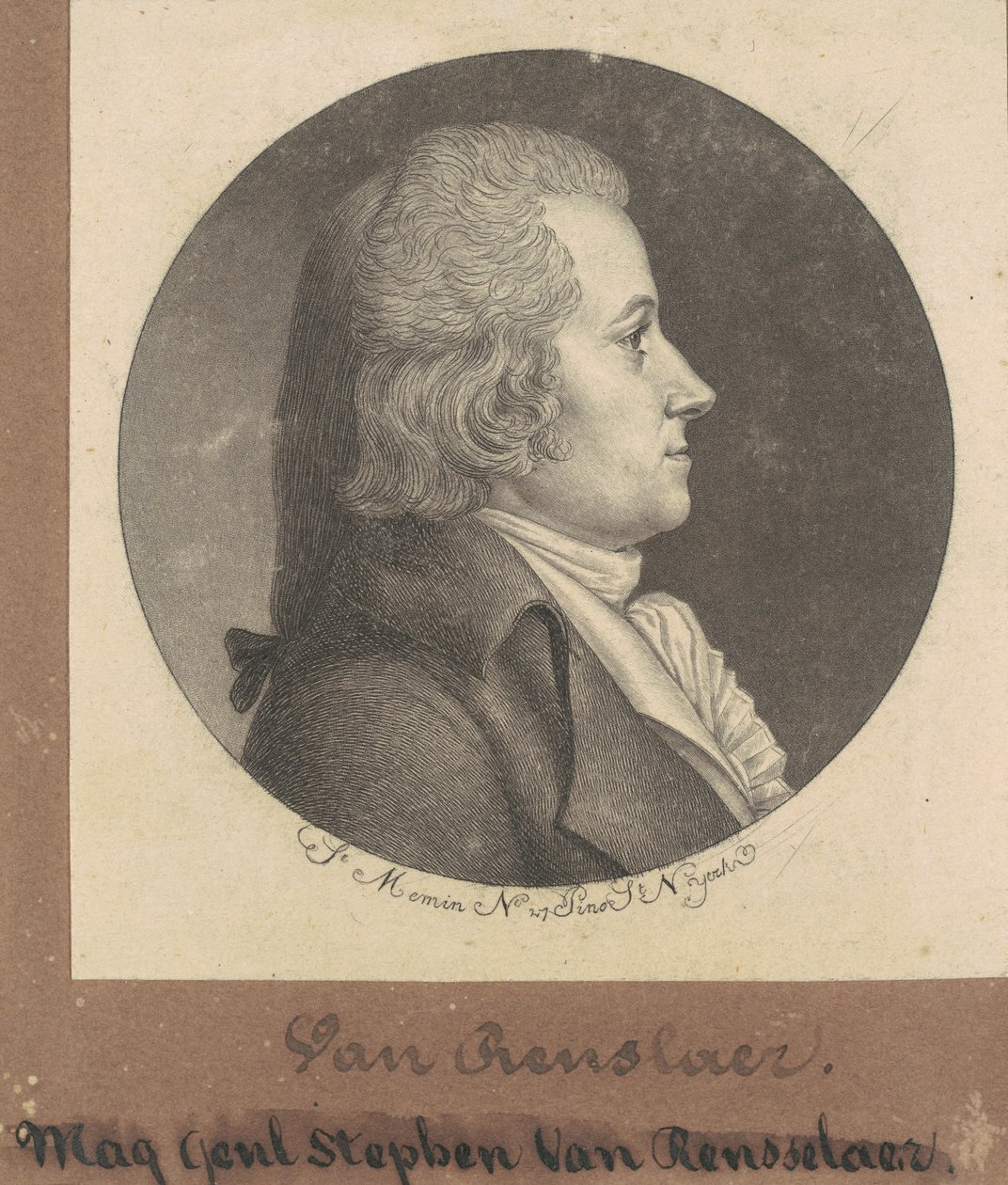 Stephen Van Rensselaer af Charles B. J. Févret de Saint Mémin