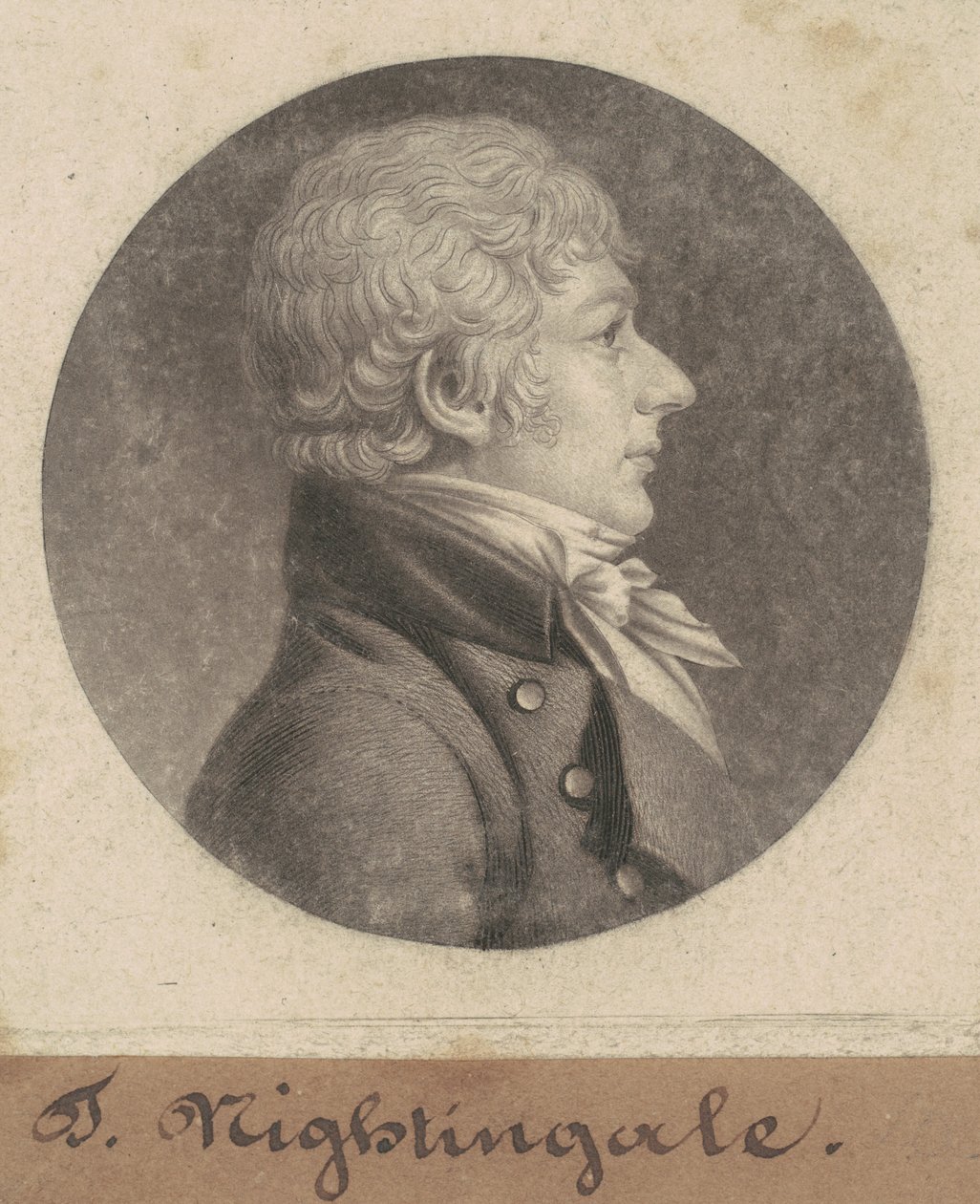 T. Nattergal af Charles B. J. Févret de Saint Mémin