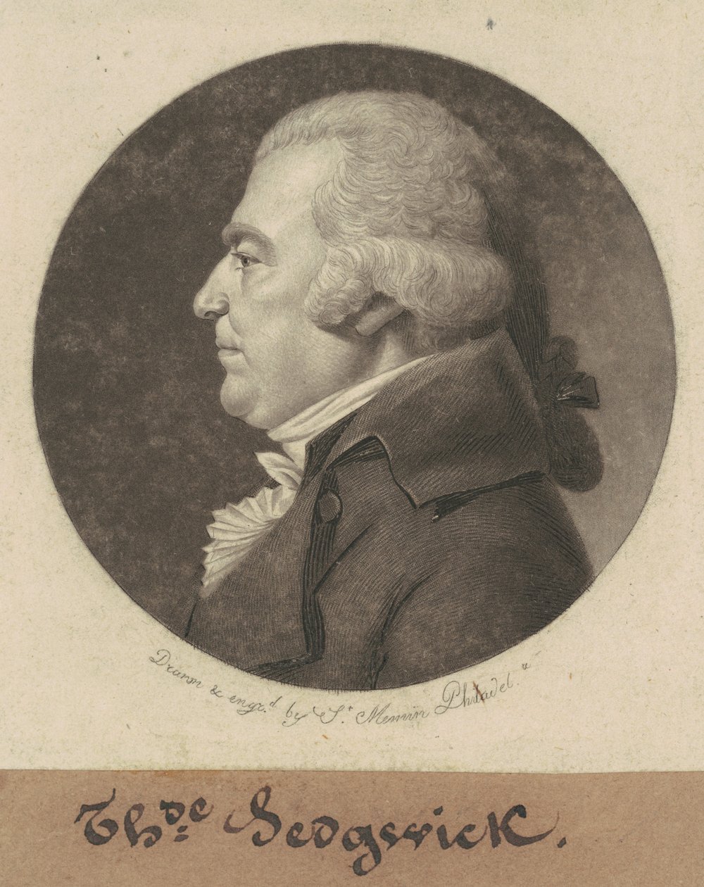 Theodore Sedgwick af Charles B. J. Févret de Saint Mémin