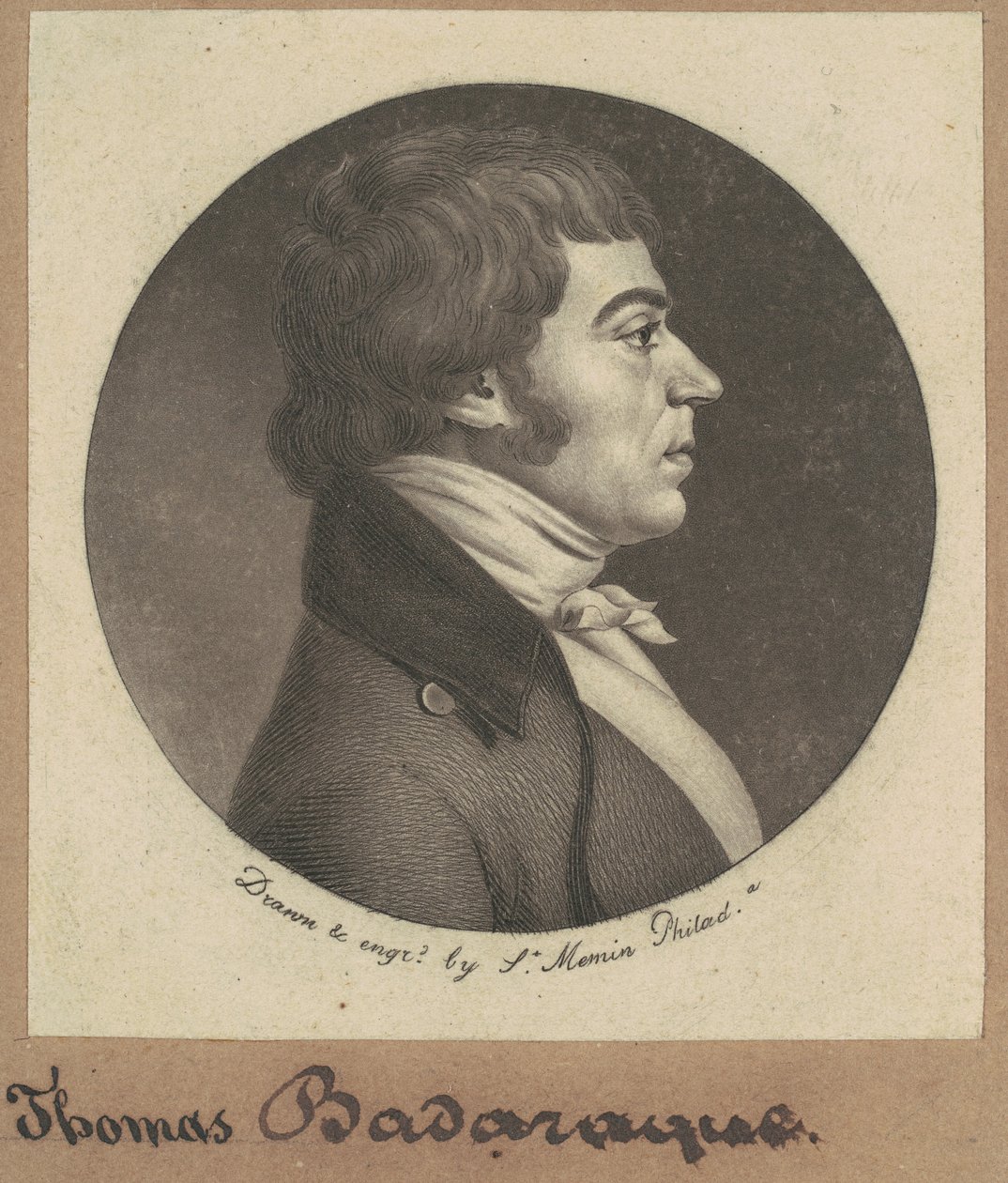 Thomas Badarke af Charles B. J. Févret de Saint Mémin