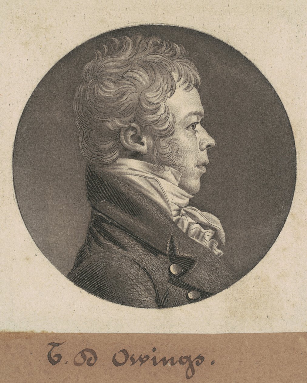 Thomas Deye Owings af Charles B. J. Févret de Saint Mémin