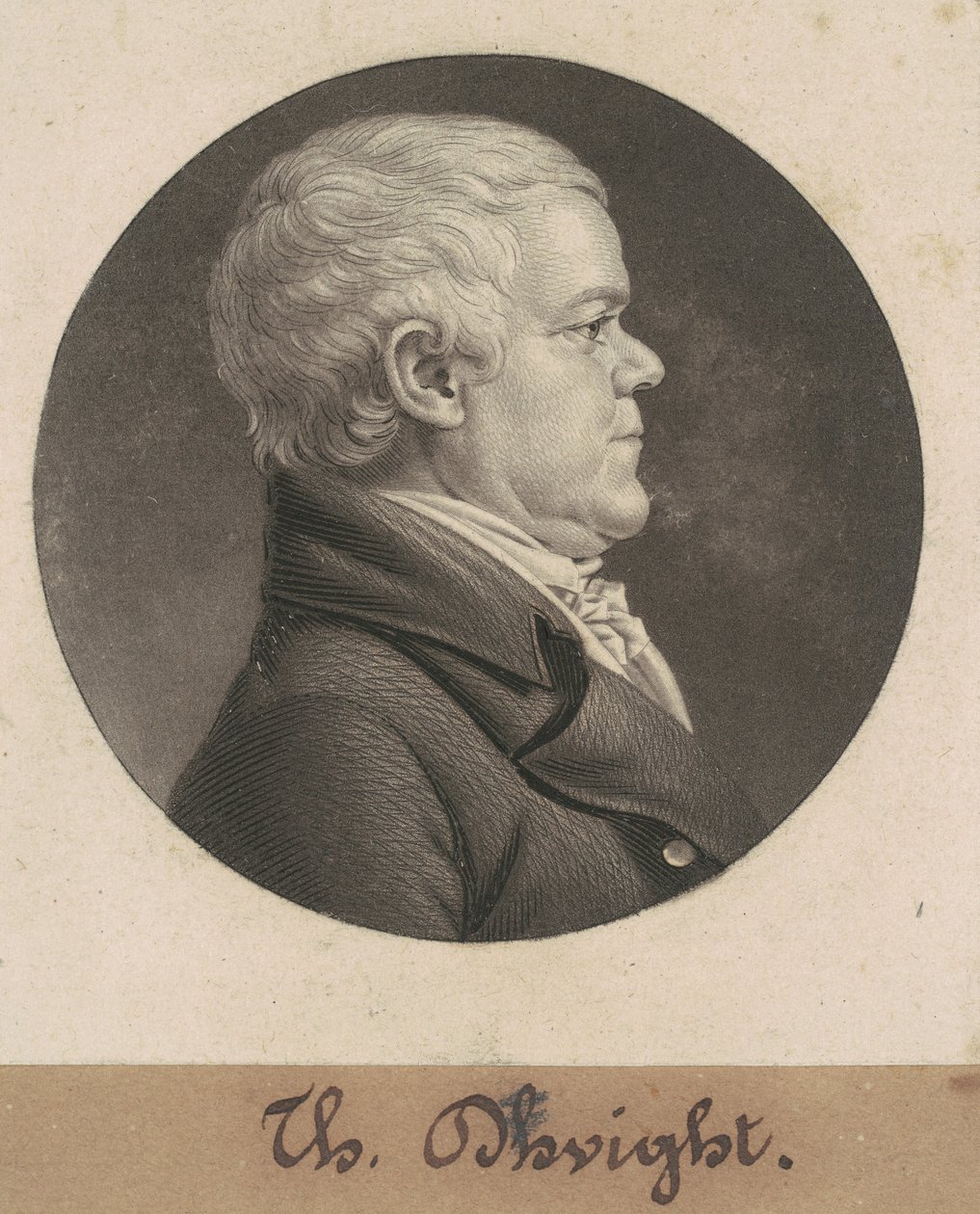 Thomas Dwight af Charles B. J. Févret de Saint Mémin