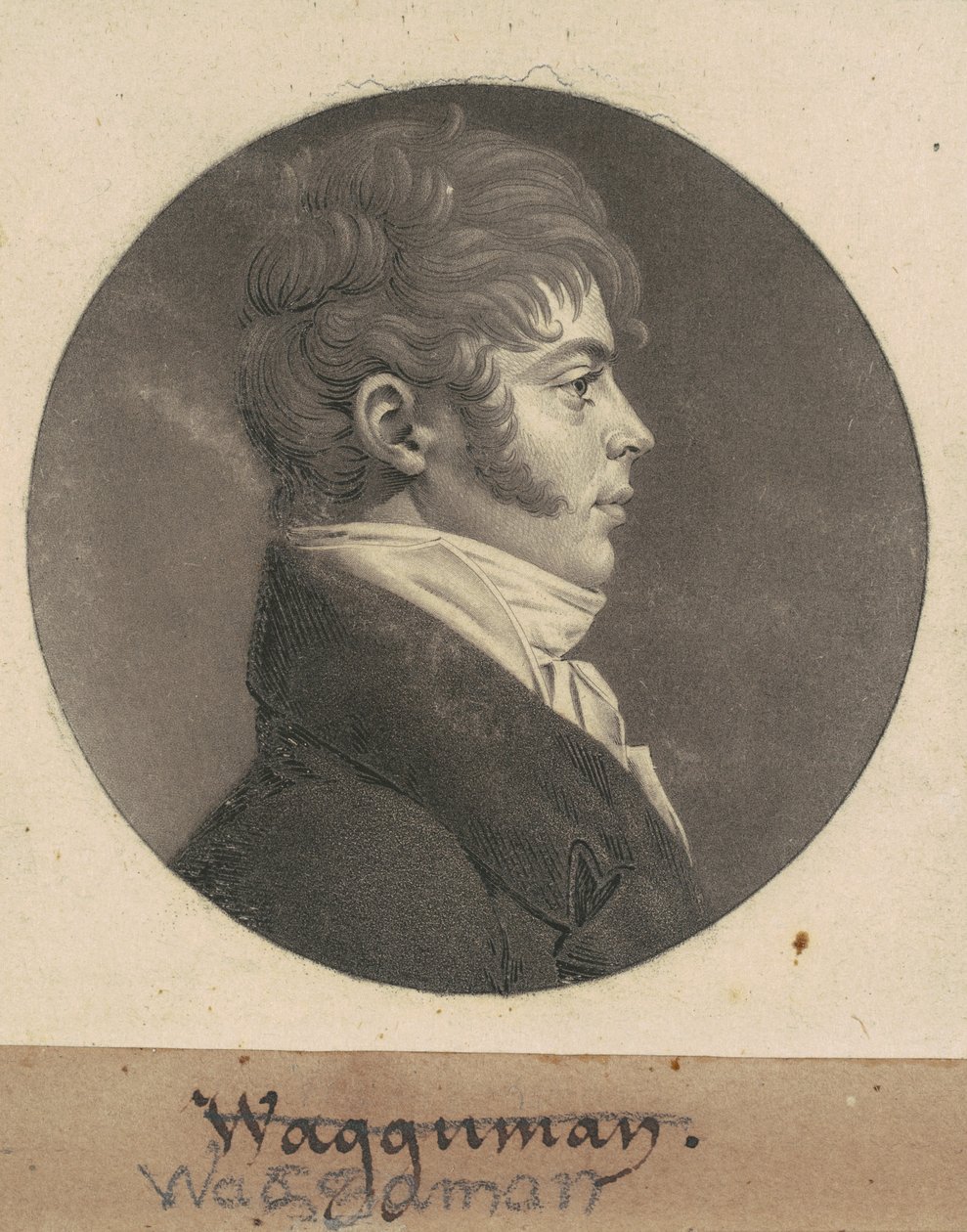 Thomas Ennalls Waggaman af Charles B. J. Févret de Saint Mémin