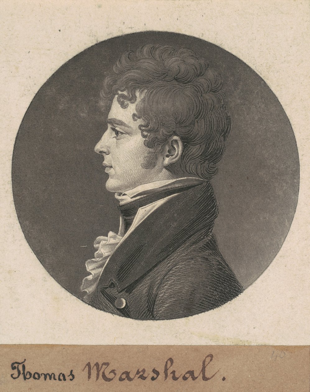 Thomas Marshall af Charles B. J. Févret de Saint Mémin