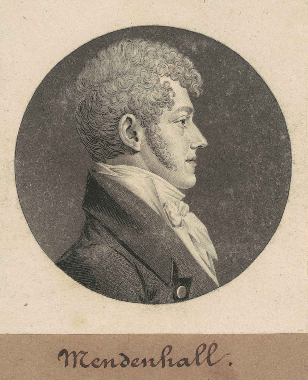 Thomas Mendenhall, Jr. af Charles B. J. Févret de Saint Mémin