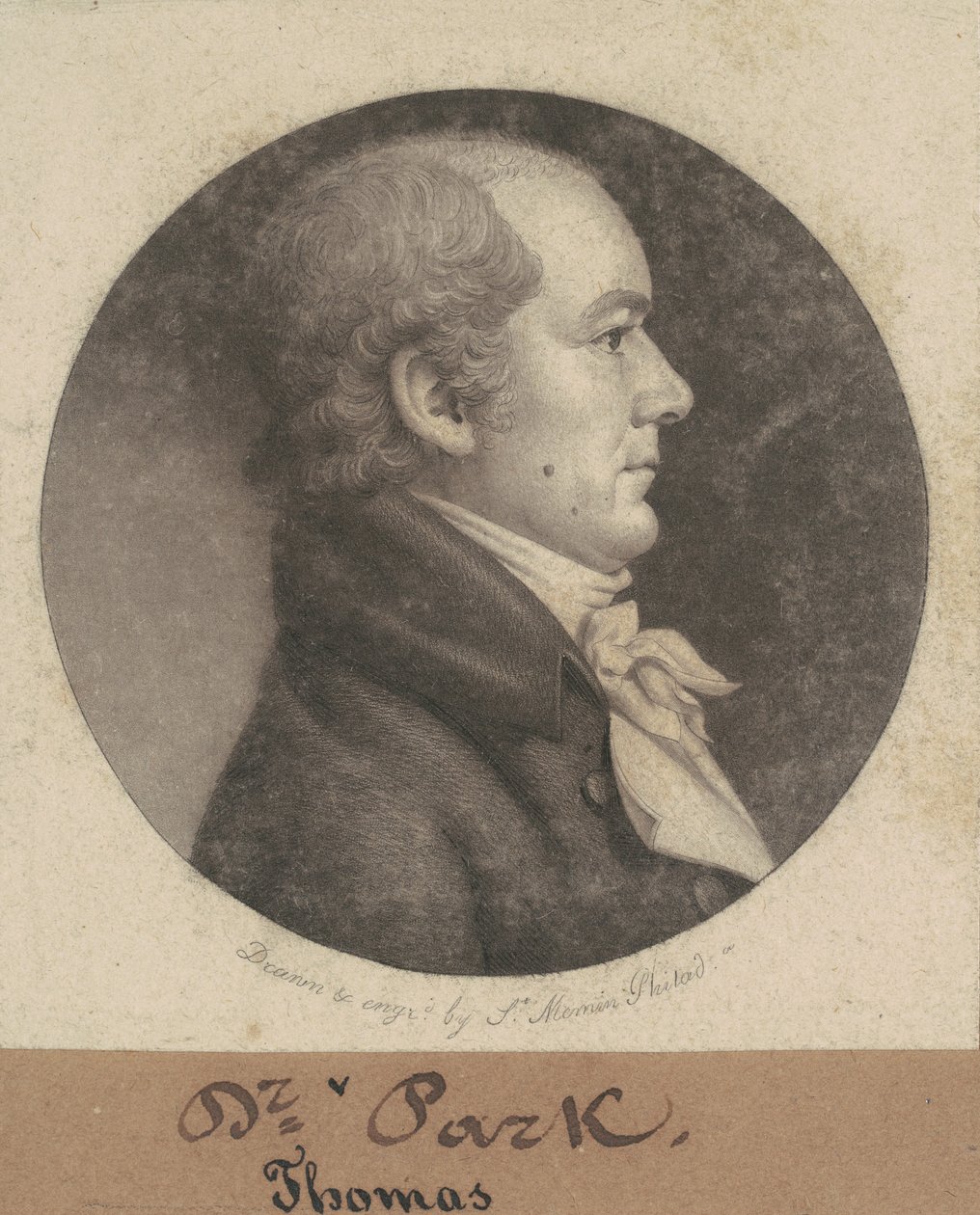 Thomas Parke af Charles B. J. Févret de Saint Mémin