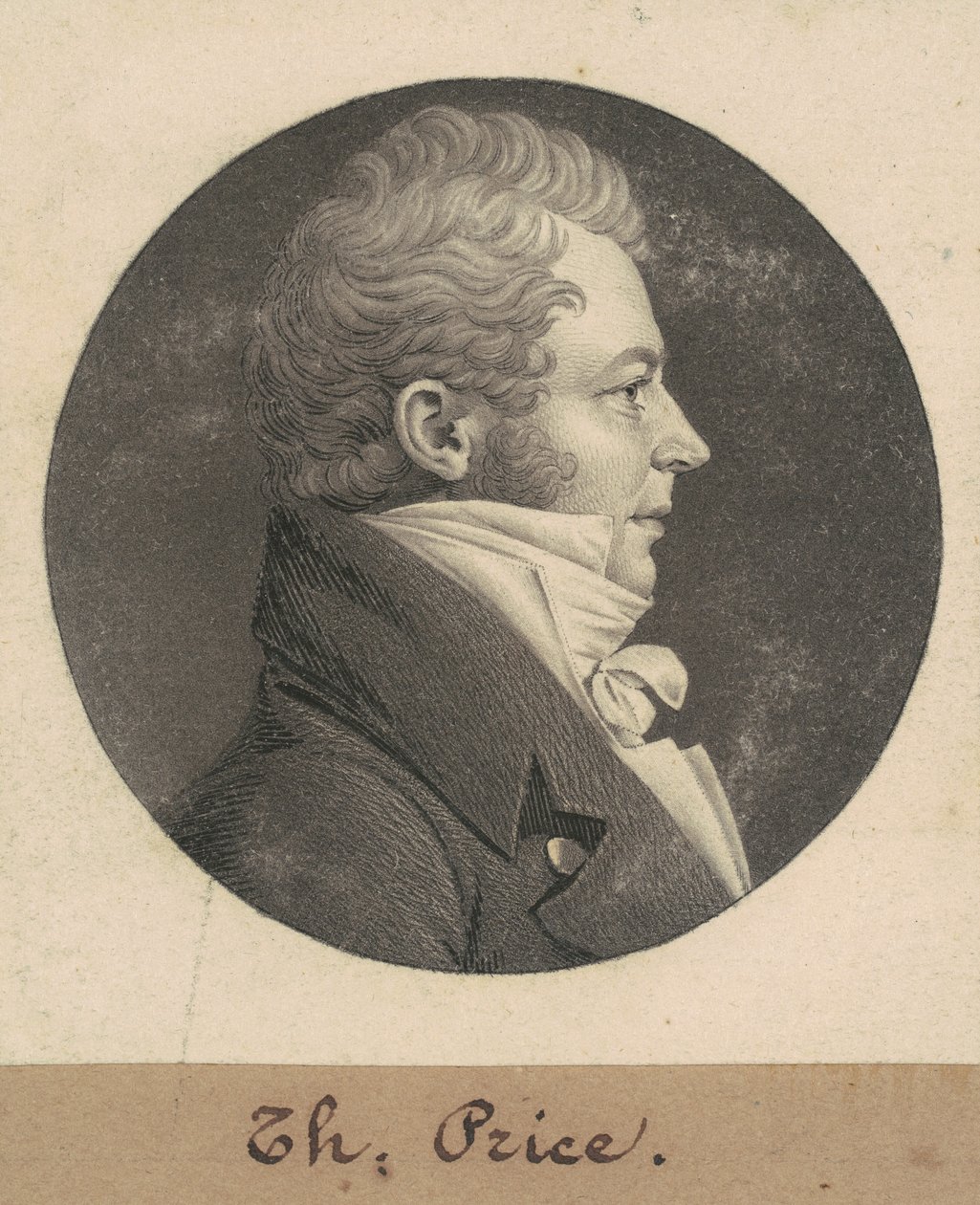 Thomas Price af Charles B. J. Févret de Saint Mémin